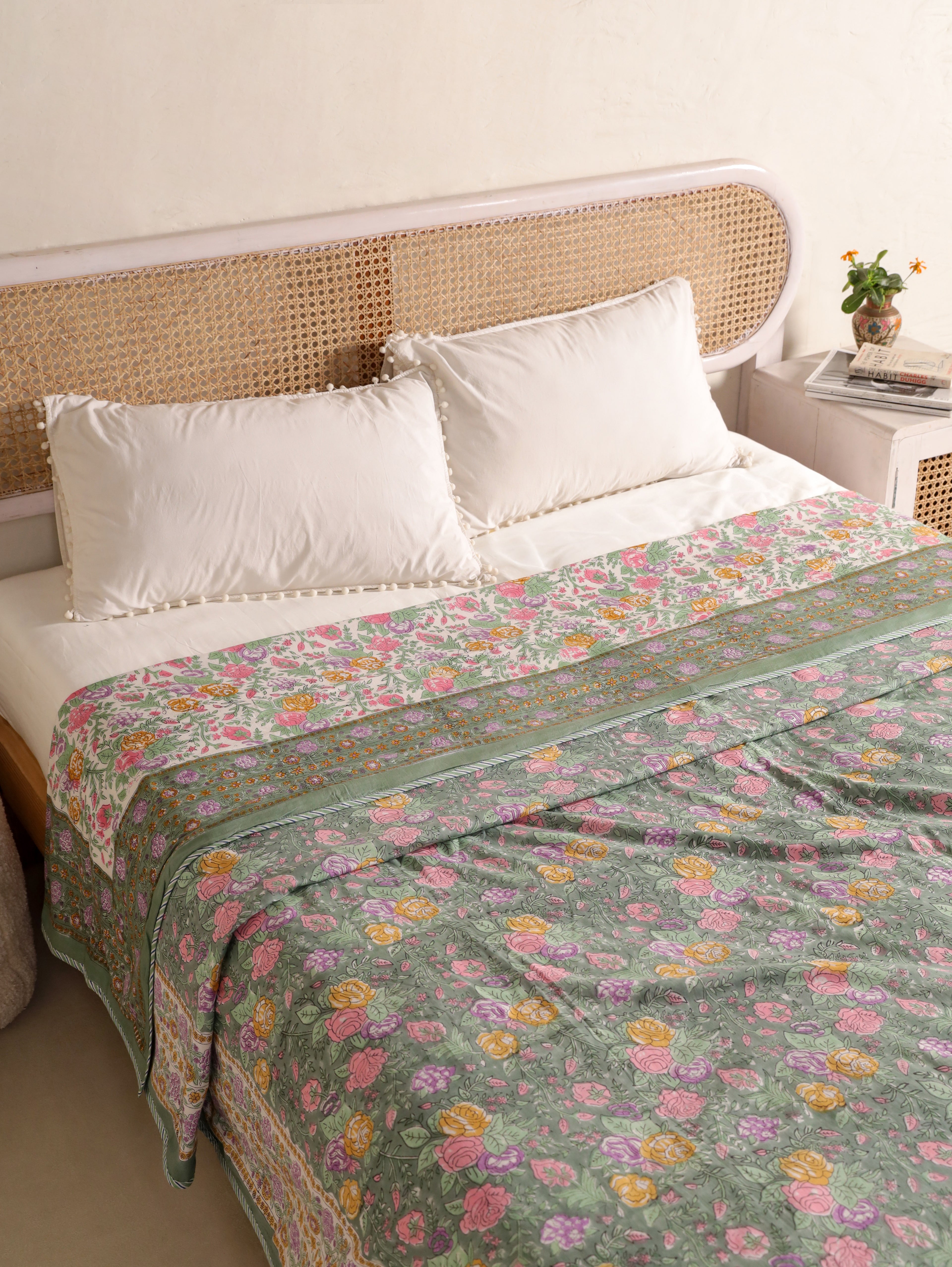 Premium Cotton Hand Block Print Reversible Dohar