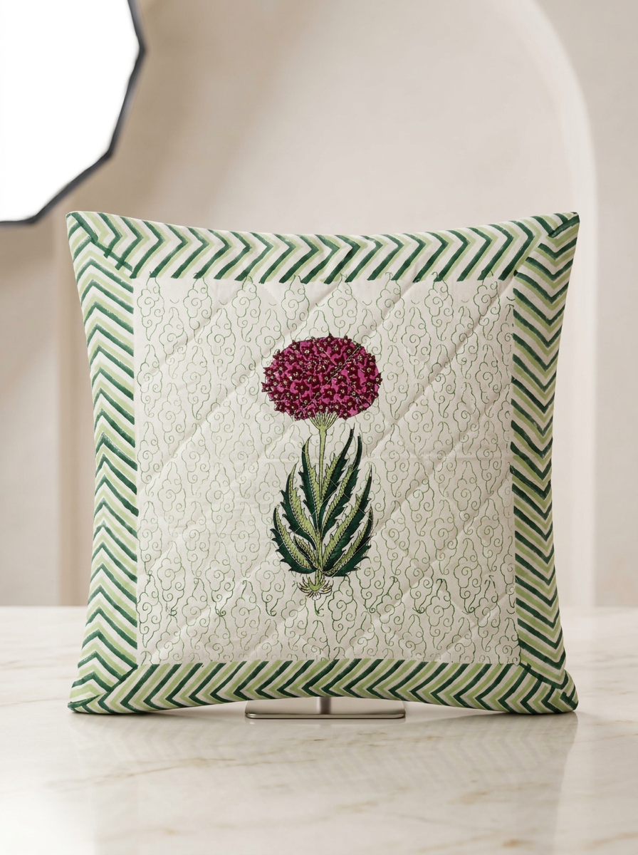 Quilted Cushion Cover - Set Of 2