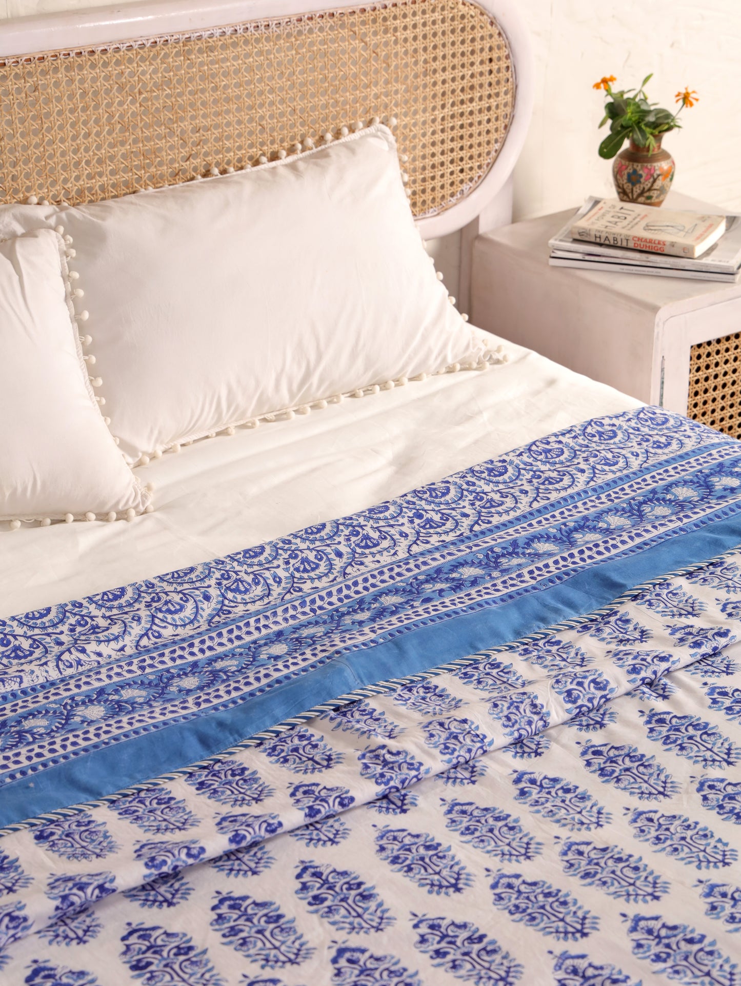 Premium Cotton Hand Block Print Reversible Dohar