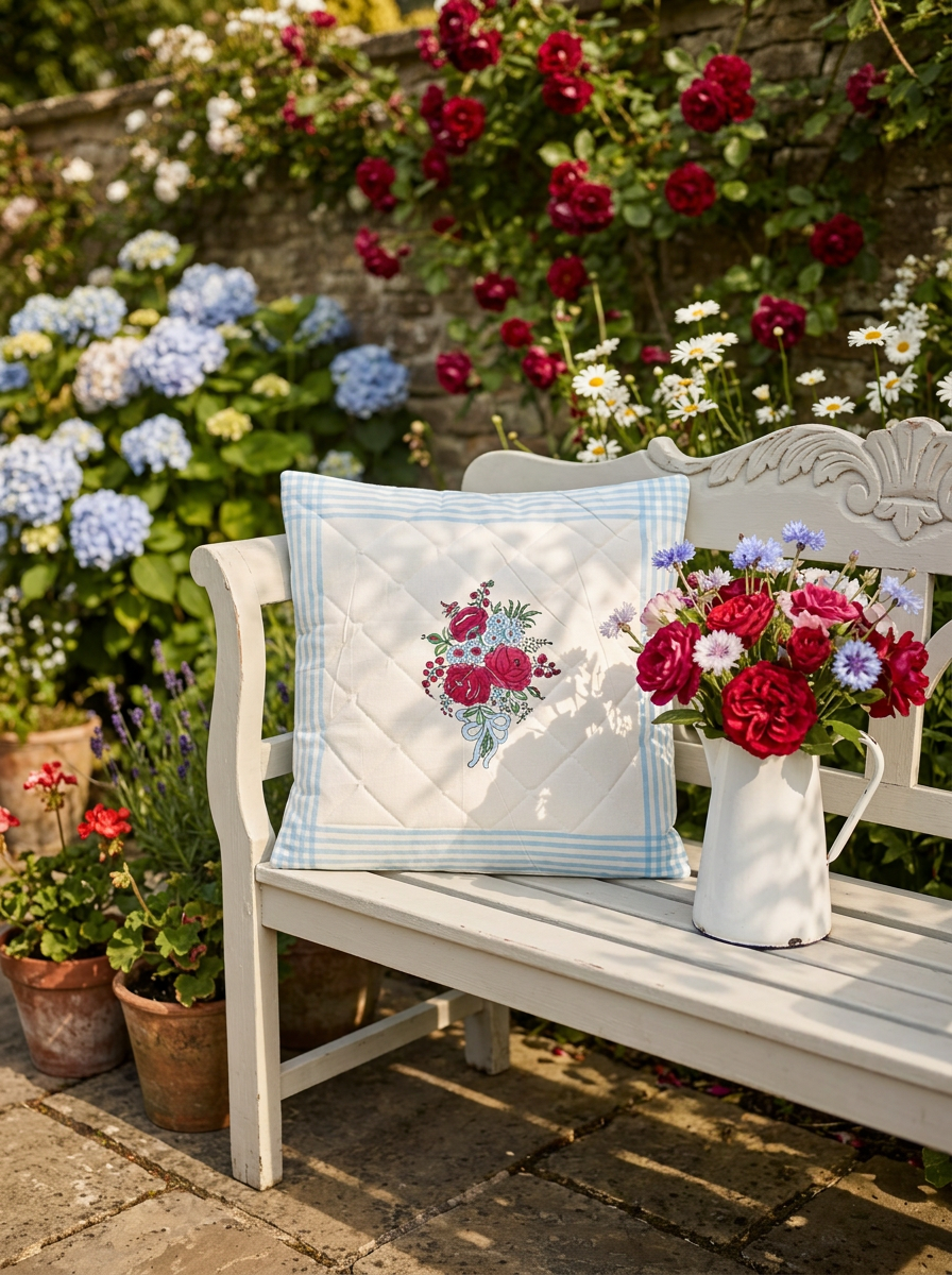 Quilted Cushion Cover - Set Of 2