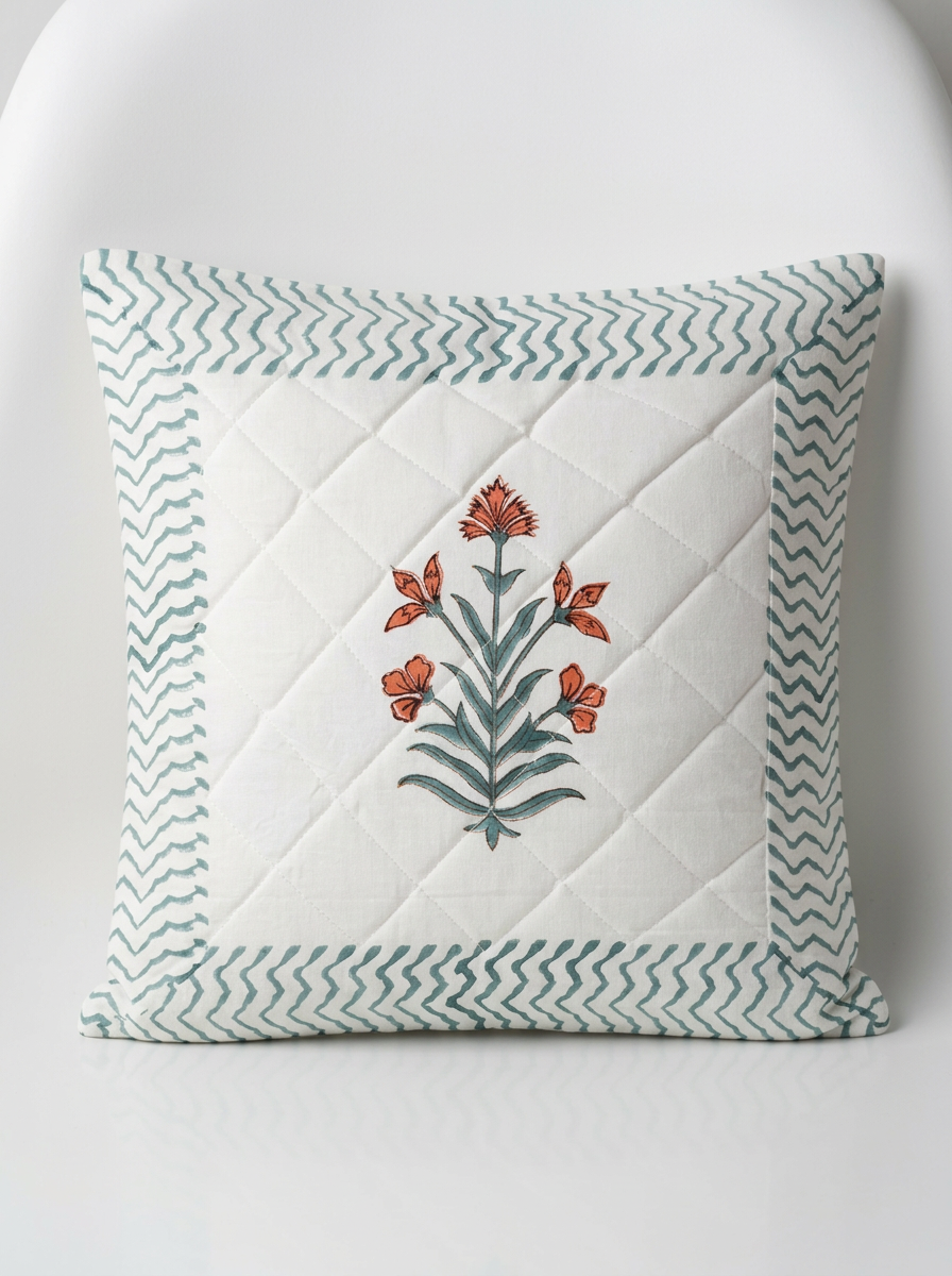Quilted Cushion Cover - Set Of 2