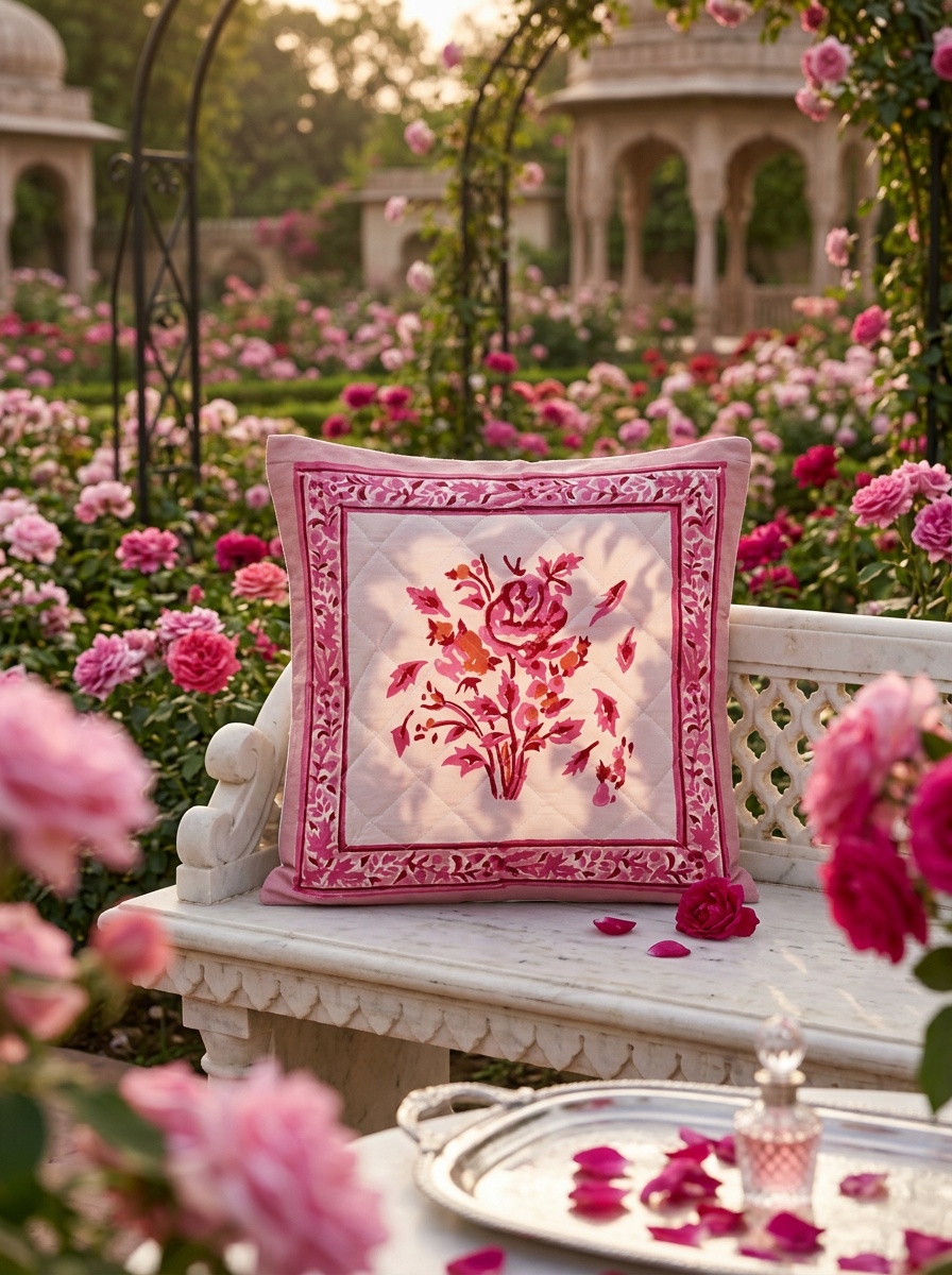 Quilted Cushion Cover - Set Of 2