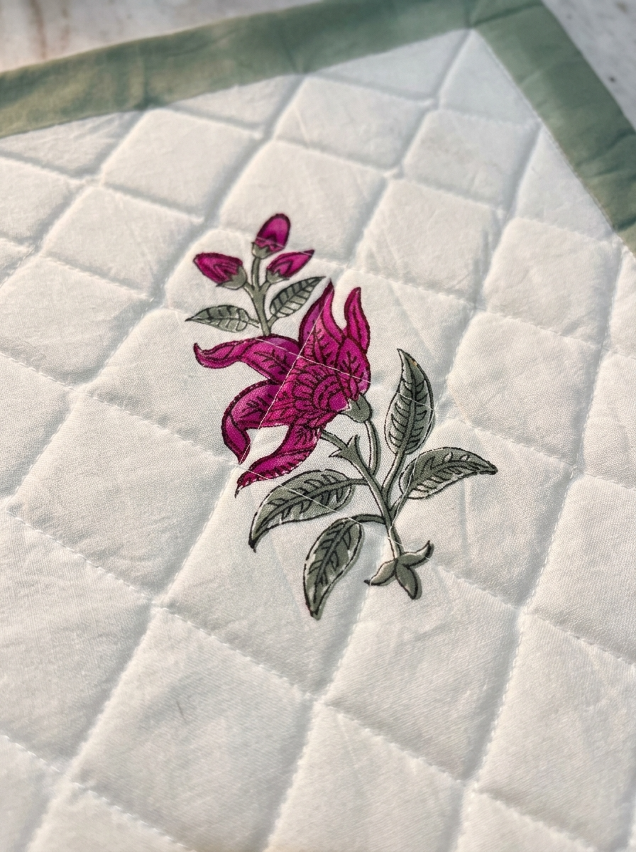 Quilted Cushion Cover - Set Of 2