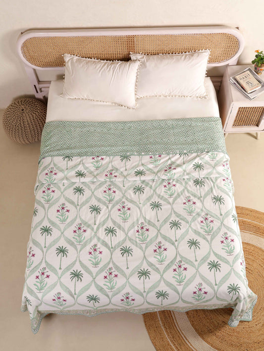 Premium Cotton Hand Block Print Reversible Dohar