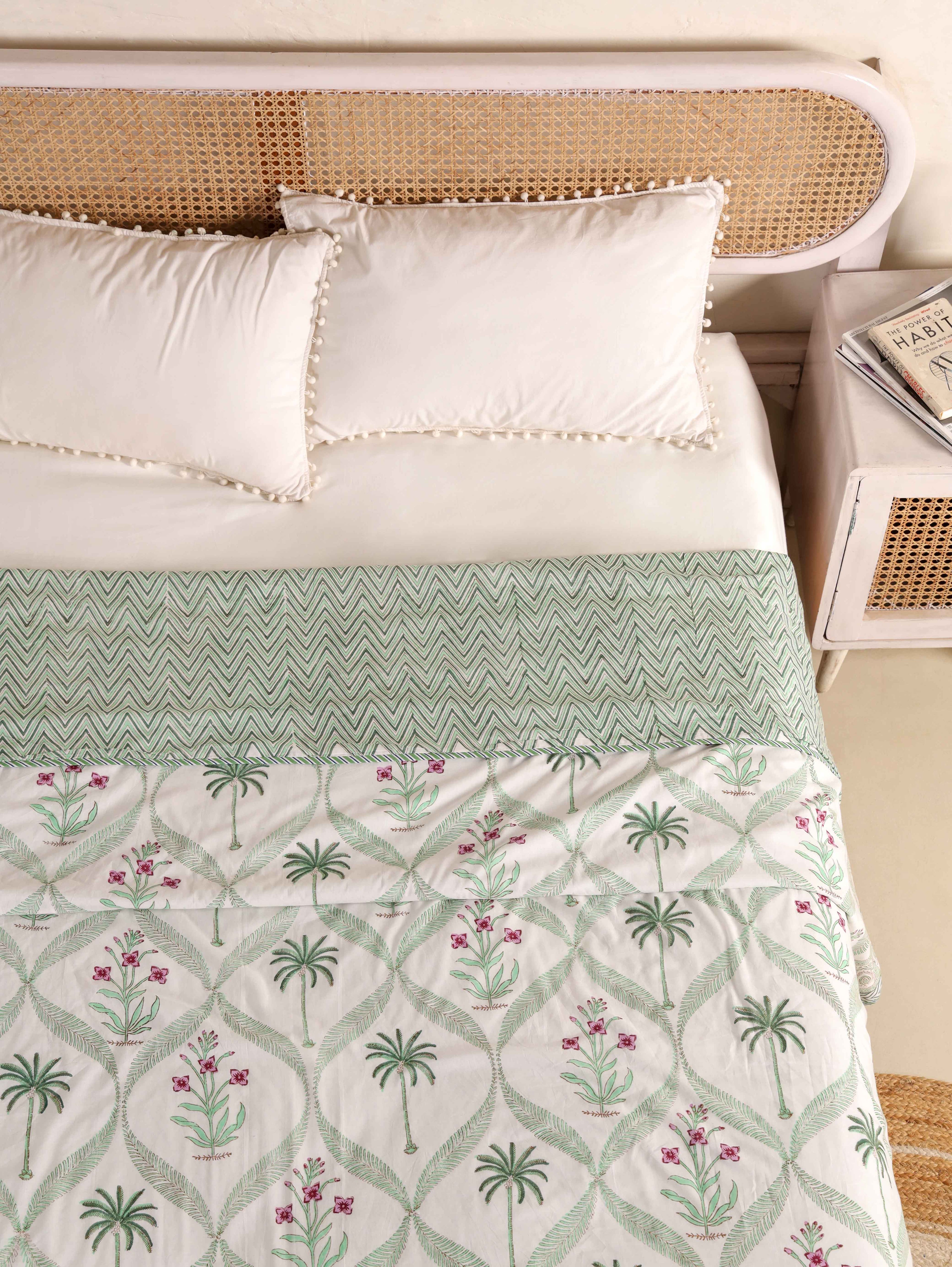 Premium Cotton Hand Block Print Reversible Dohar