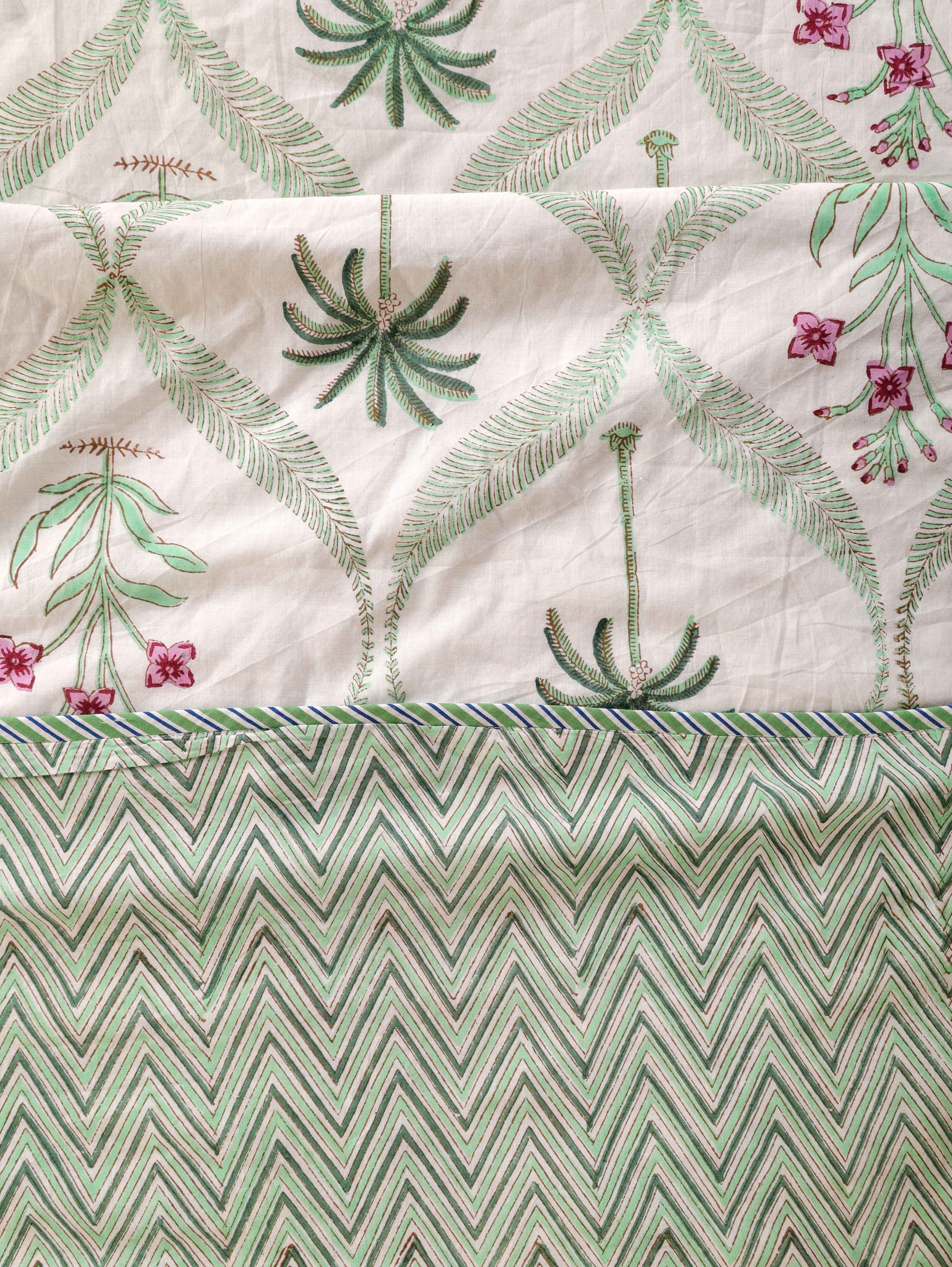 Premium Cotton Hand Block Print Reversible Dohar