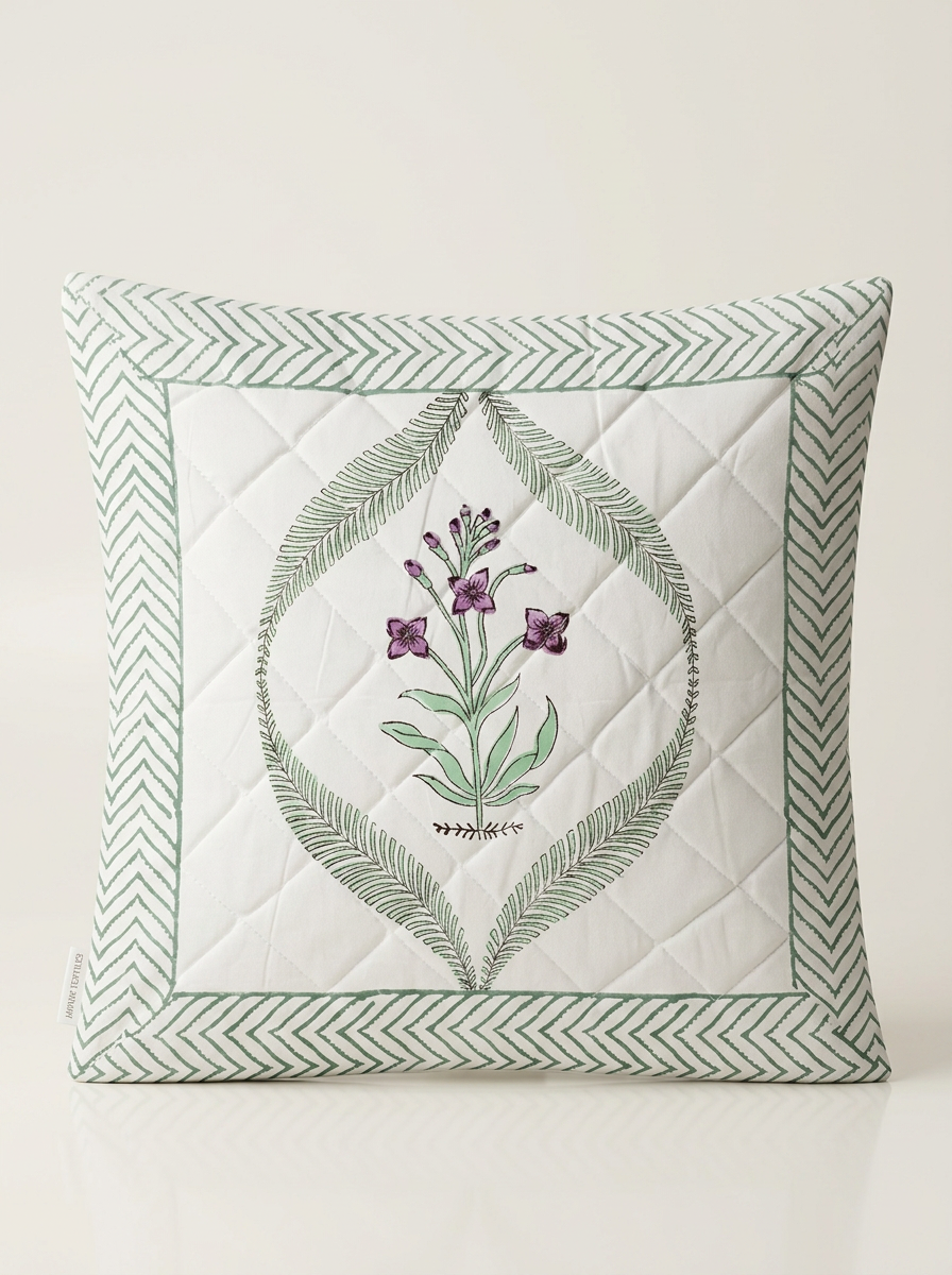 Quilted Cushion Cover - Set Of 2