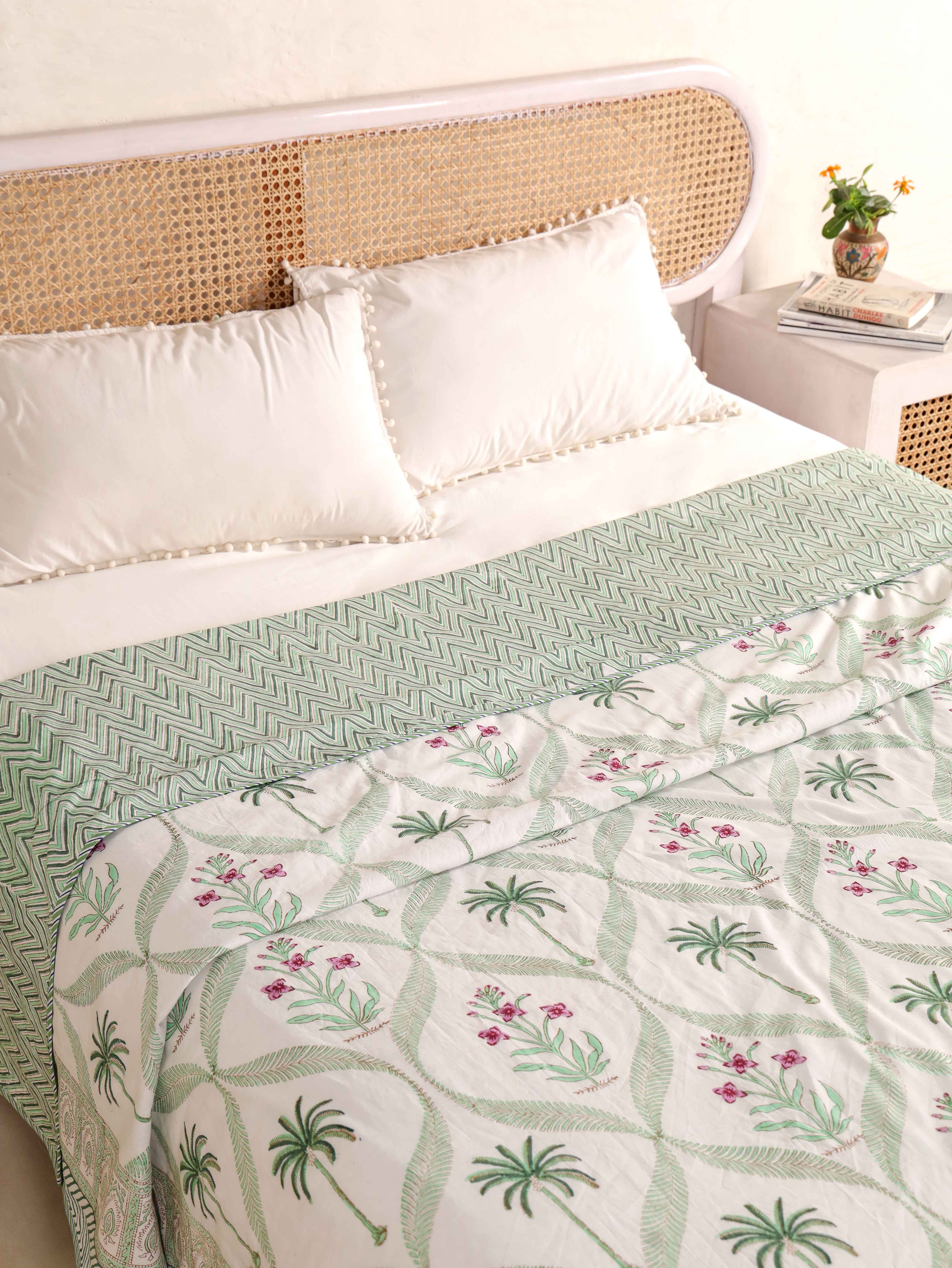 Premium Cotton Hand Block Print Reversible Dohar