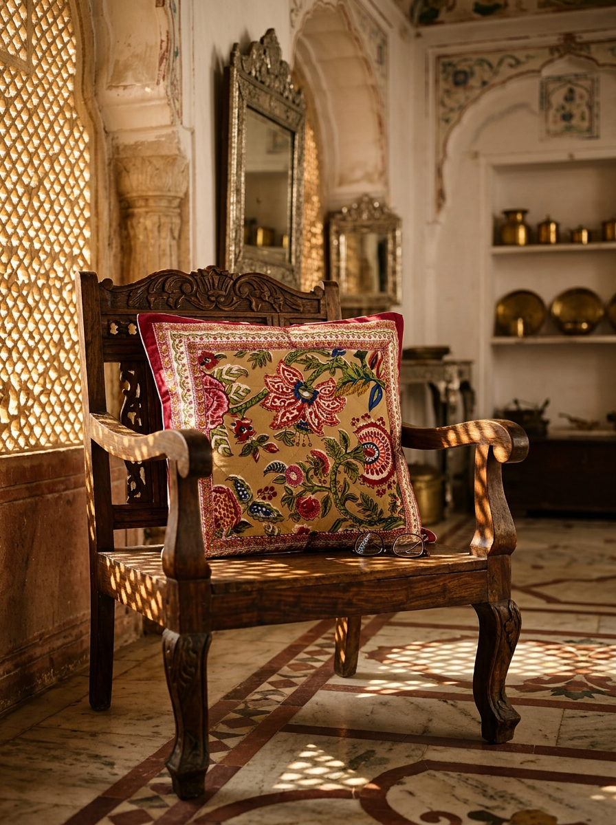Quilted Cushion Cover - Set Of 2