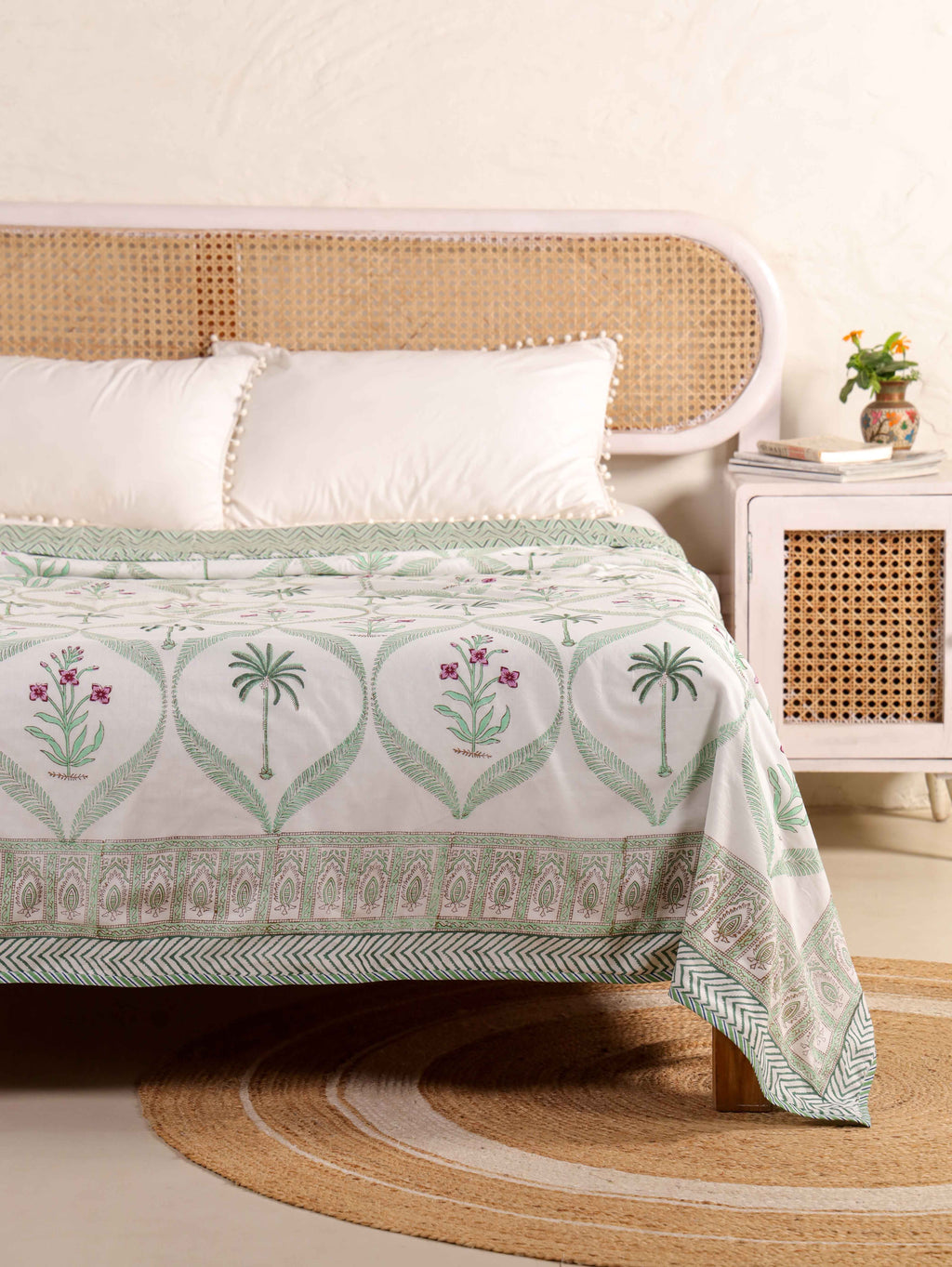 Premium Cotton Hand Block Print Reversible Dohar