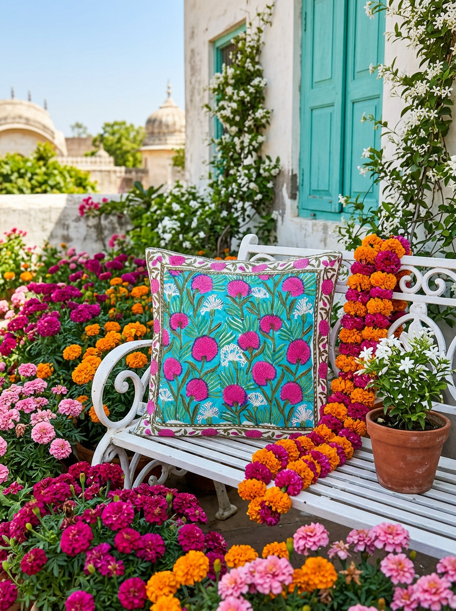 Quilted Cushion Cover - Set Of 2