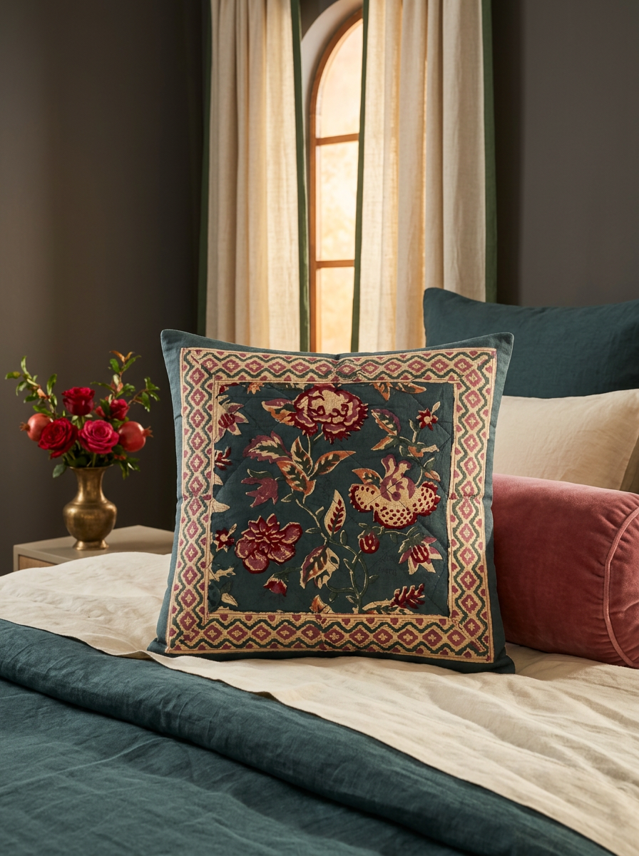 Quilted Cushion Cover - Set Of 2