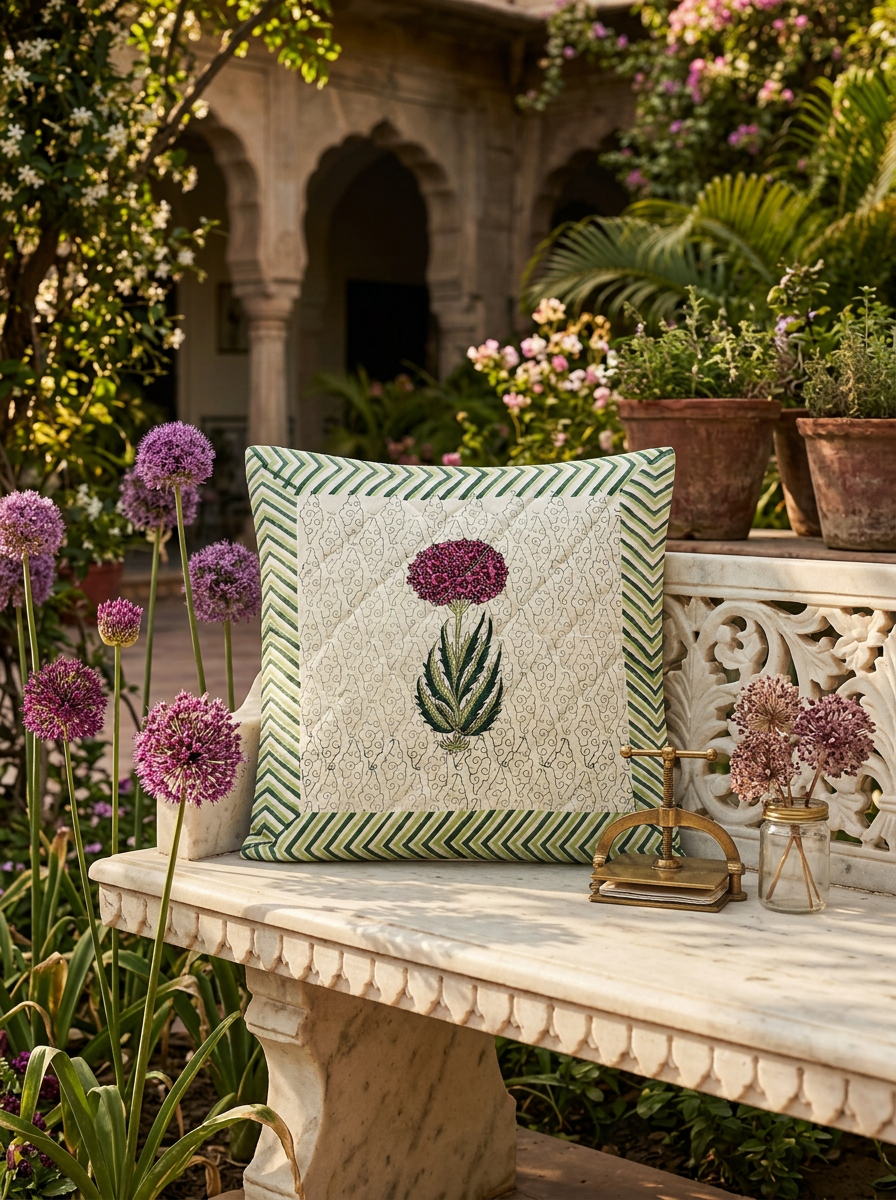Quilted Cushion Cover - Set Of 2