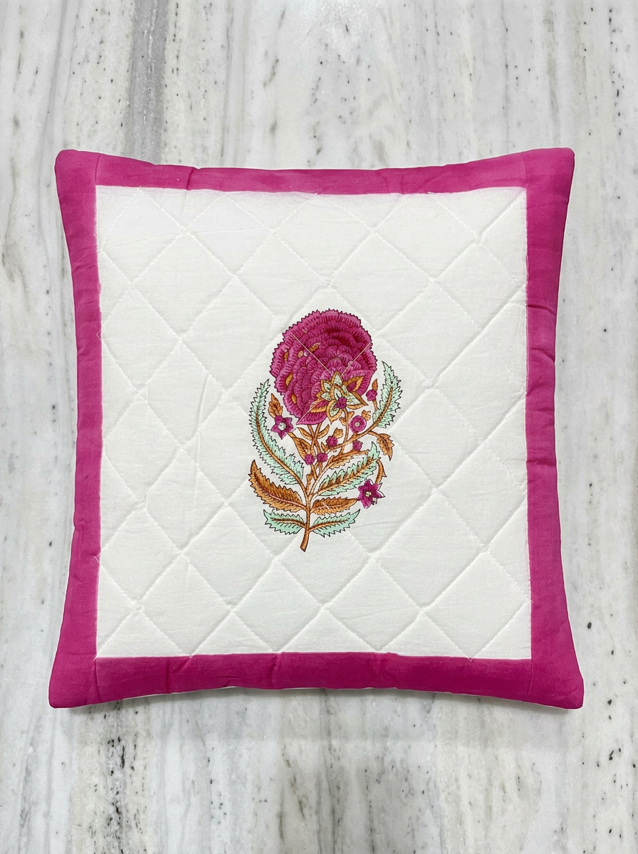 Quilted Cushion Cover - Set Of 2
