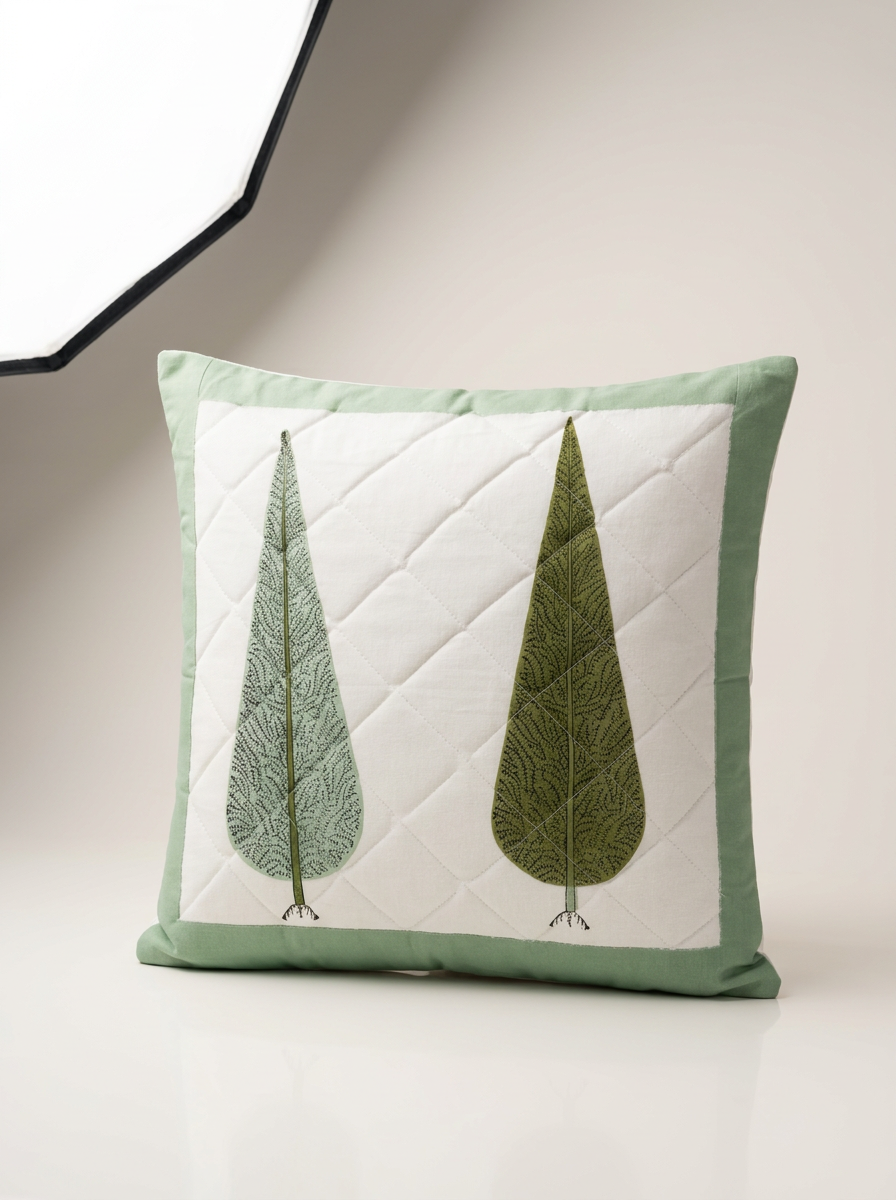 Quilted Cushion Cover - Set Of 2