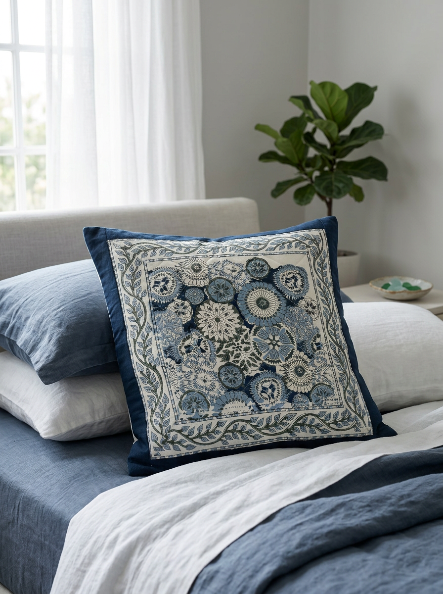Quilted Cushion Cover - Set Of 2