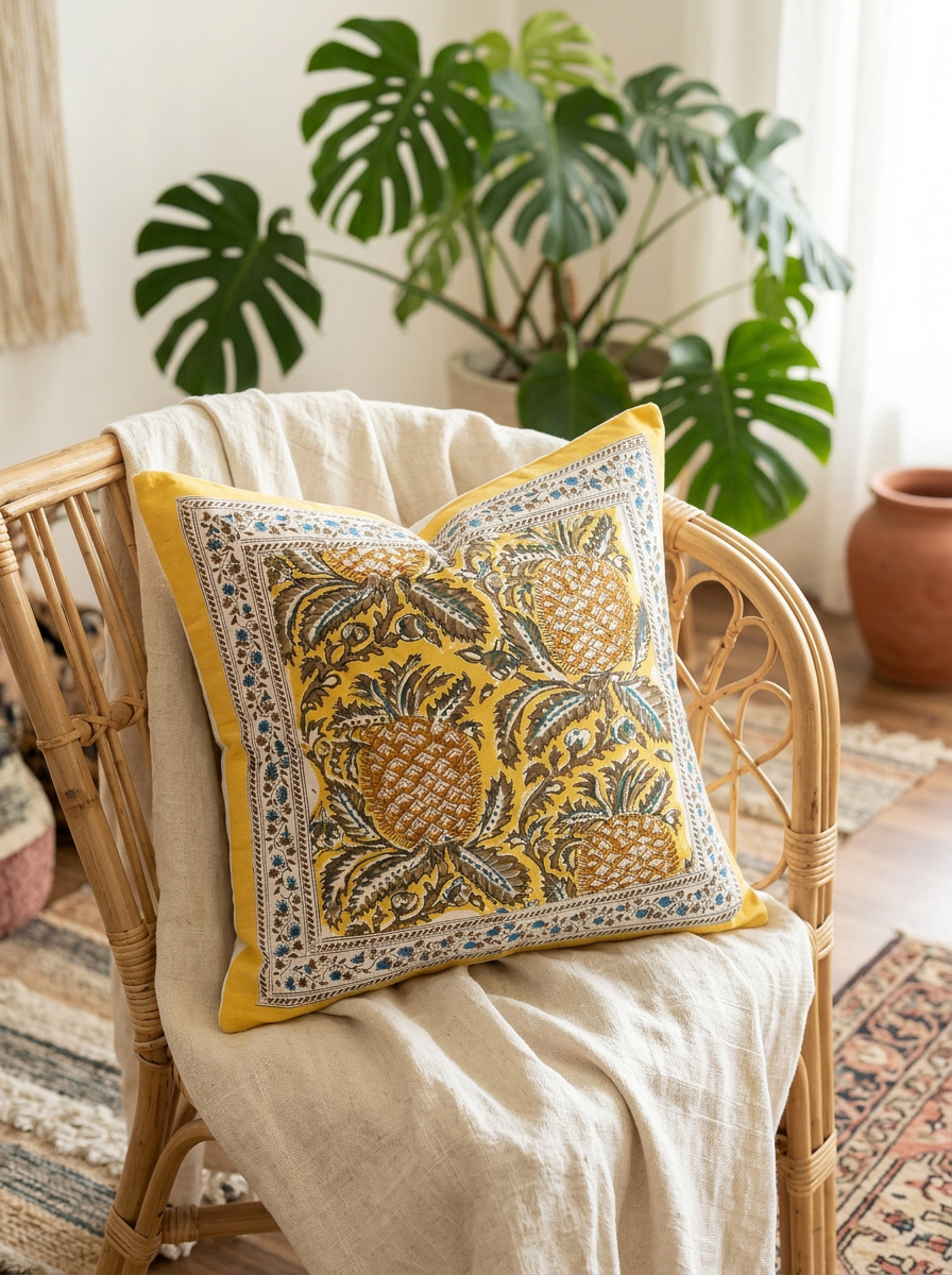 Quilted Cushion Cover - Set Of 2