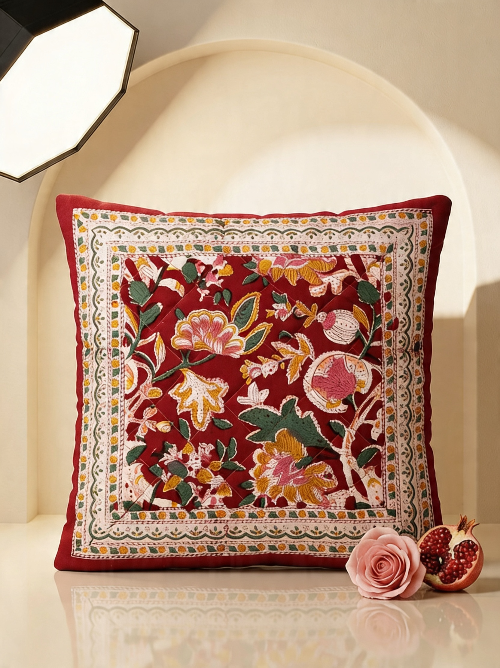 Quilted Cushion Cover - Set Of 2