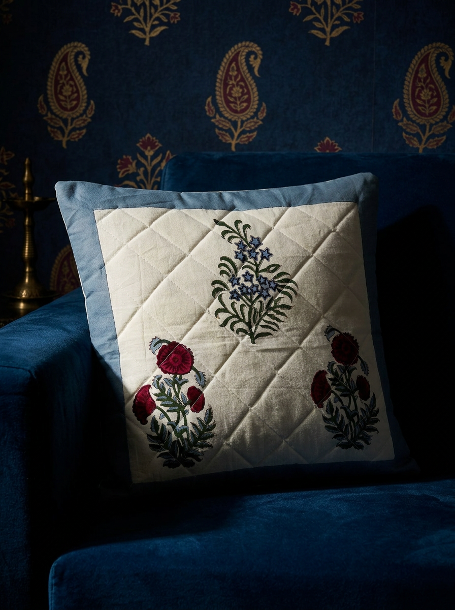 Quilted Cushion Cover - Set Of 2