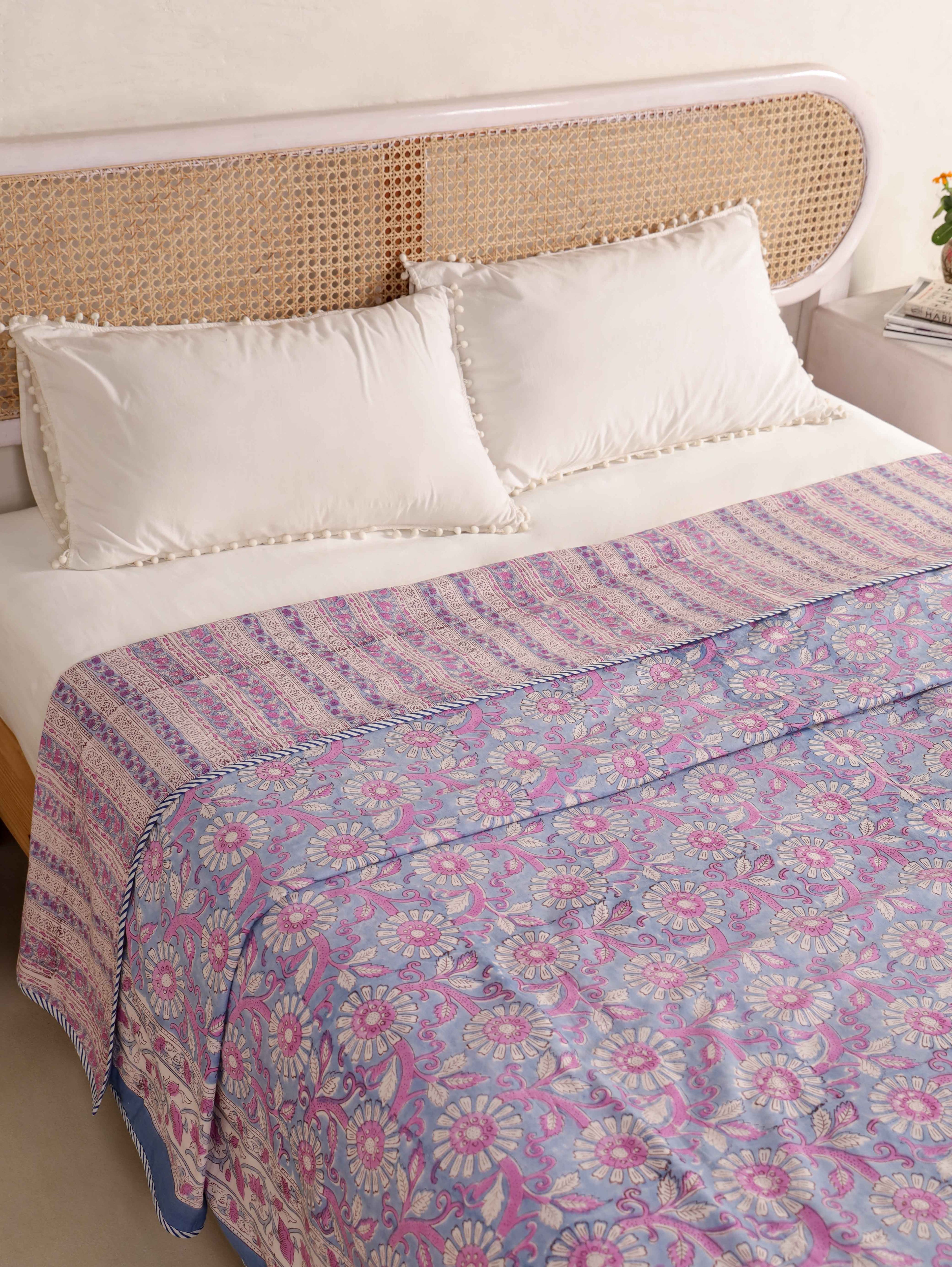 Premium Cotton Hand Block Print Reversible Dohar