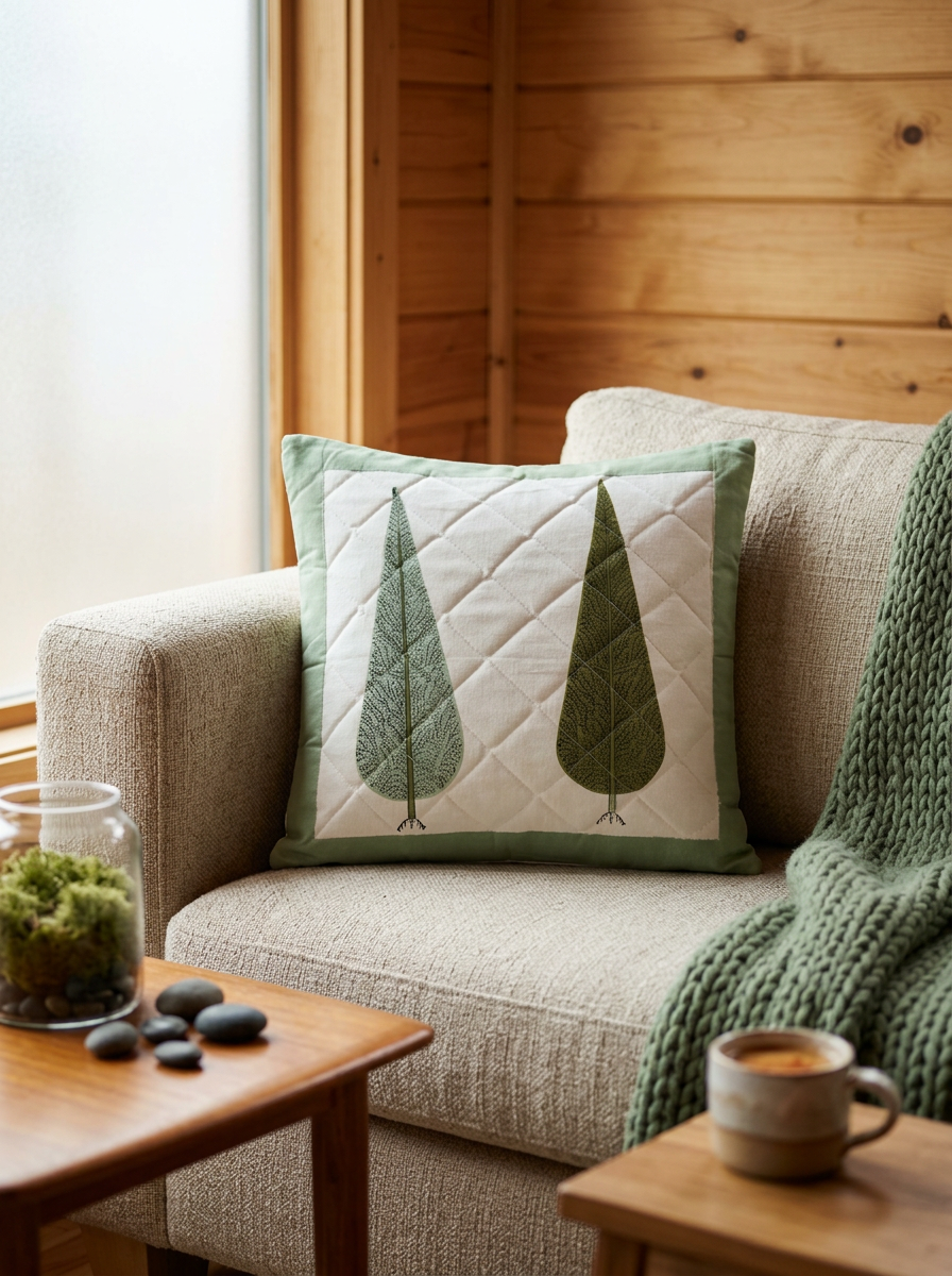 Quilted Cushion Cover - Set Of 2