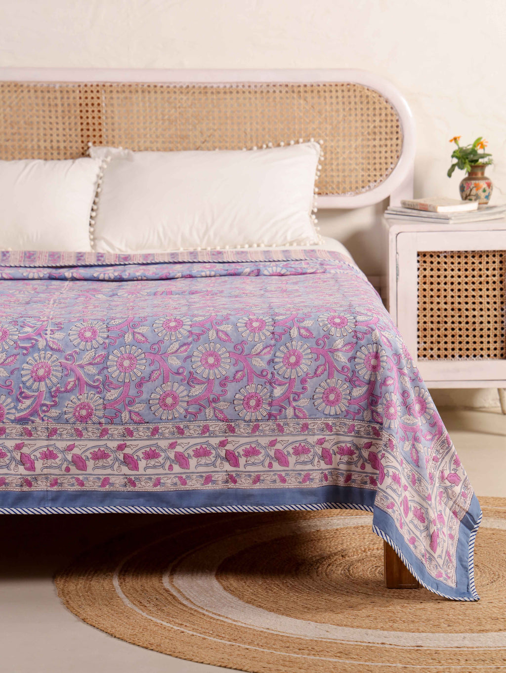 Premium Cotton Hand Block Print Reversible Dohar