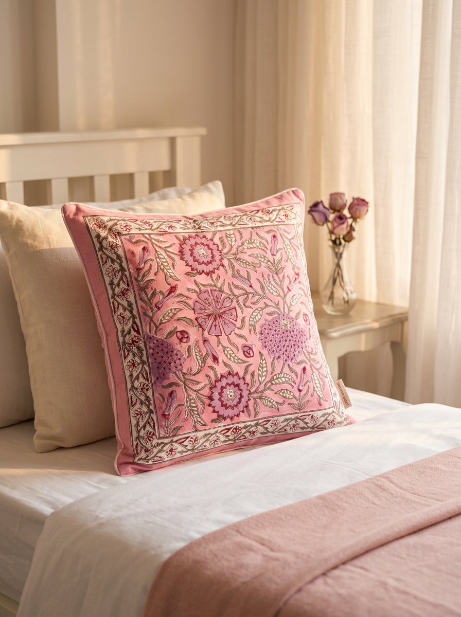 Quilted Cushion Cover - Set Of 2