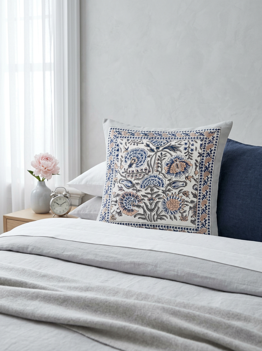 Quilted Cushion Cover - Set Of 2