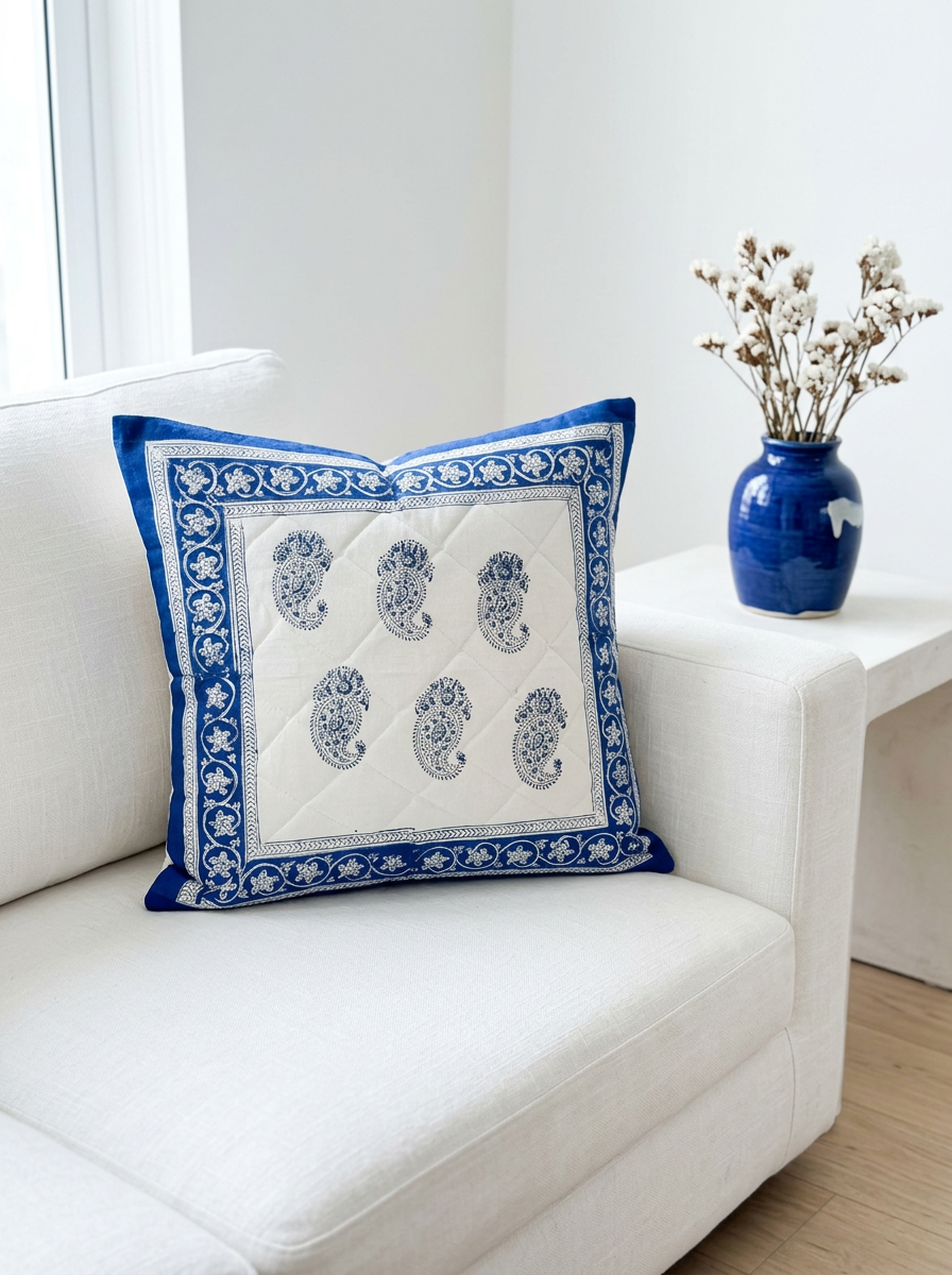 Quilted Cushion Cover - Set Of 2