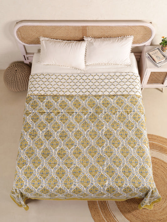 Premium Cotton Hand Block Print Reversible Dohar