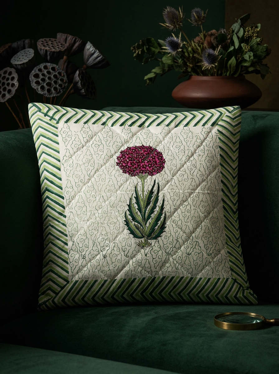 Quilted Cushion Cover - Set Of 2
