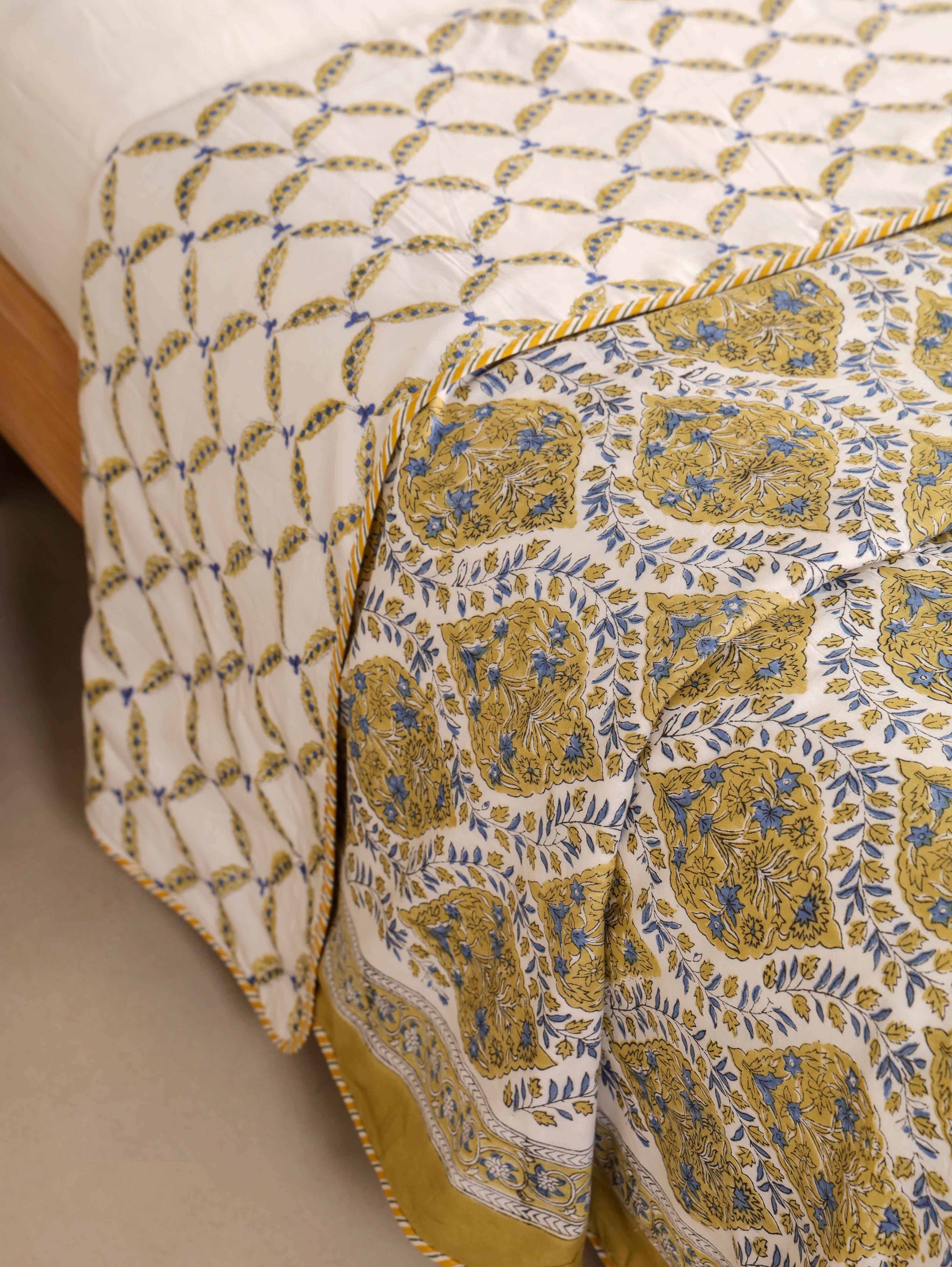 Premium Cotton Hand Block Print Reversible Dohar