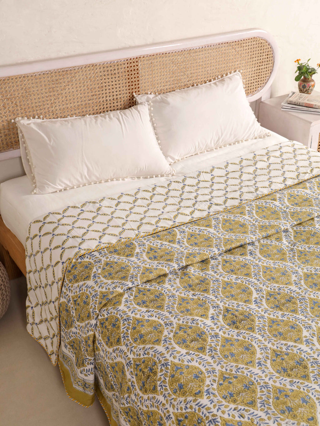 Premium Cotton Hand Block Print Reversible Dohar