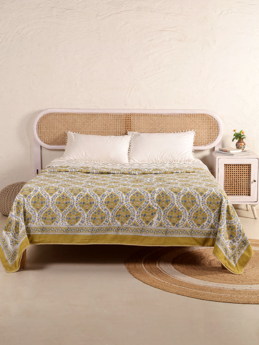 Premium Cotton Hand Block Print Reversible Dohar
