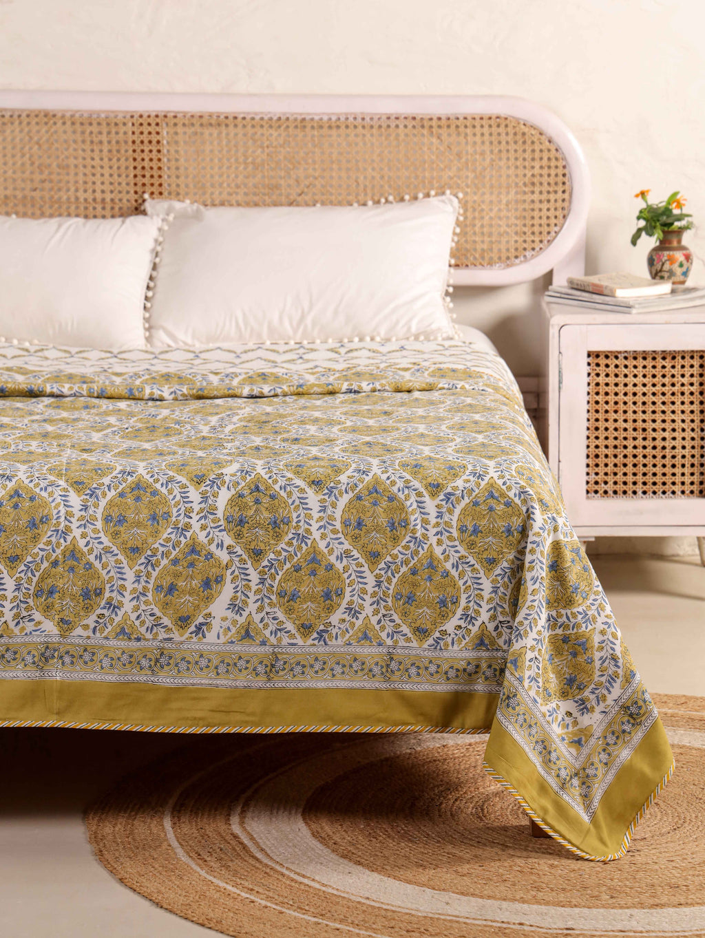 Premium Cotton Hand Block Print Reversible Dohar