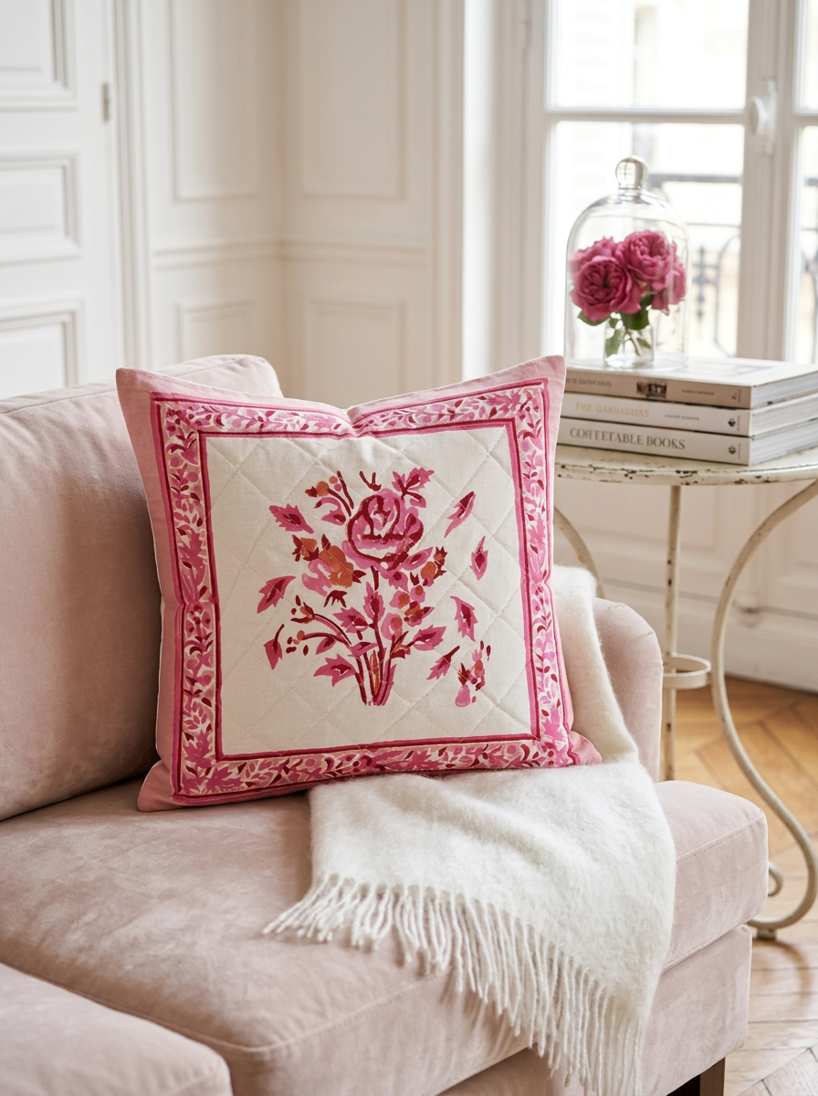 Quilted Cushion Cover - Set Of 2