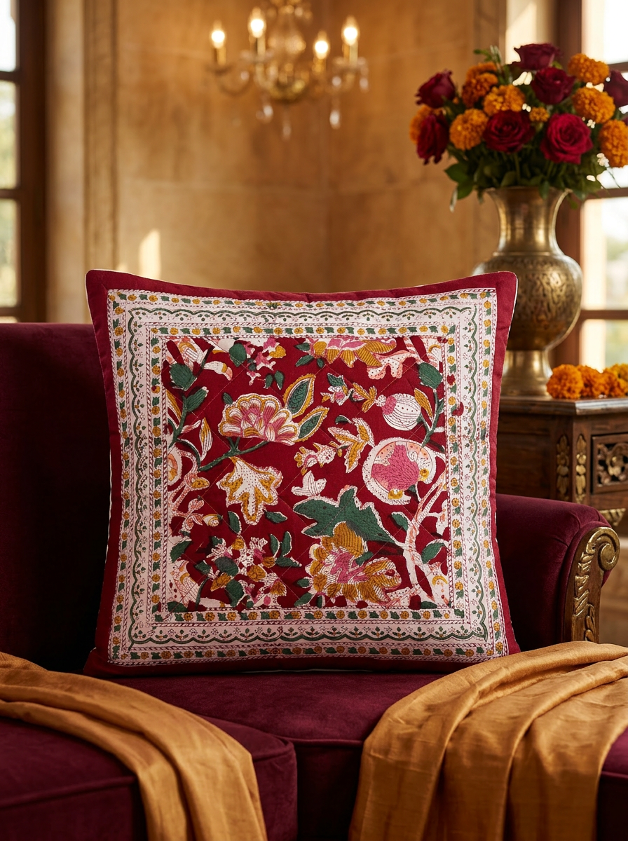 Quilted Cushion Cover - Set Of 2