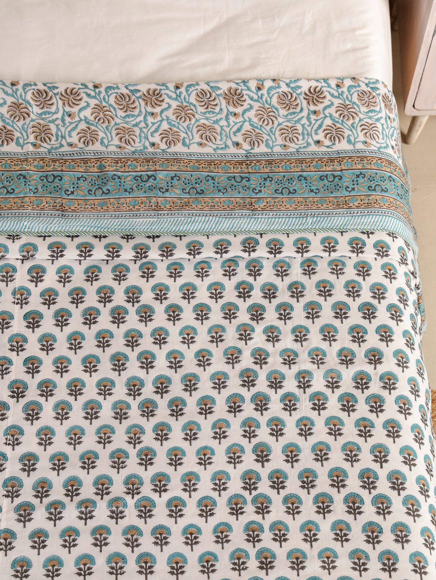 Premium Cotton Hand Block Print Reversible Dohar