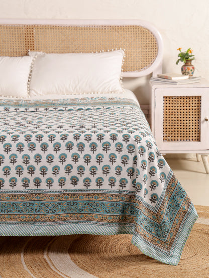 Premium Cotton Hand Block Print Reversible Dohar