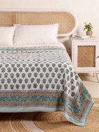 Premium Cotton Hand Block Print Reversible Dohar