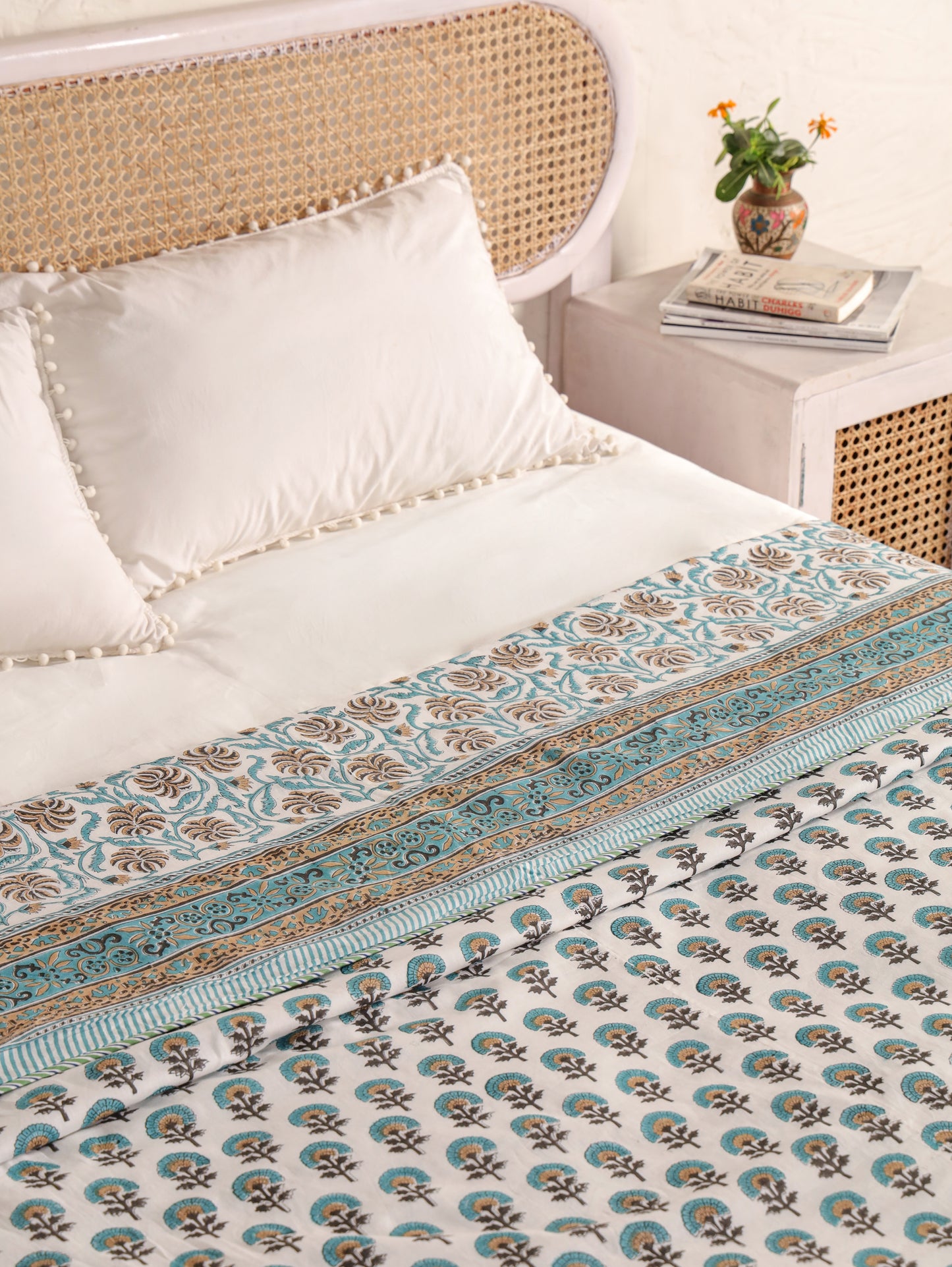 Premium Cotton Hand Block Print Reversible Dohar