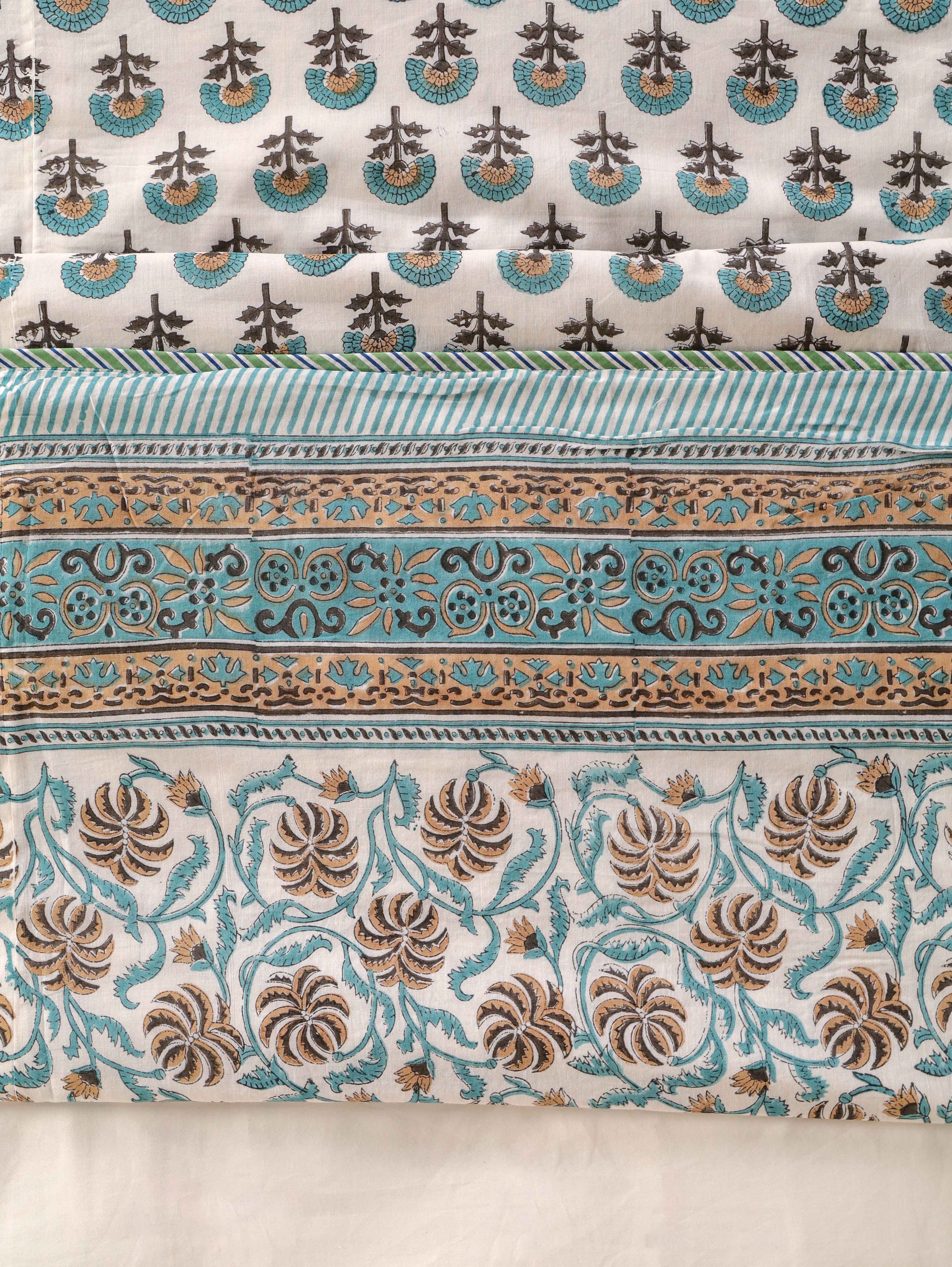 Premium Cotton Hand Block Print Reversible Dohar