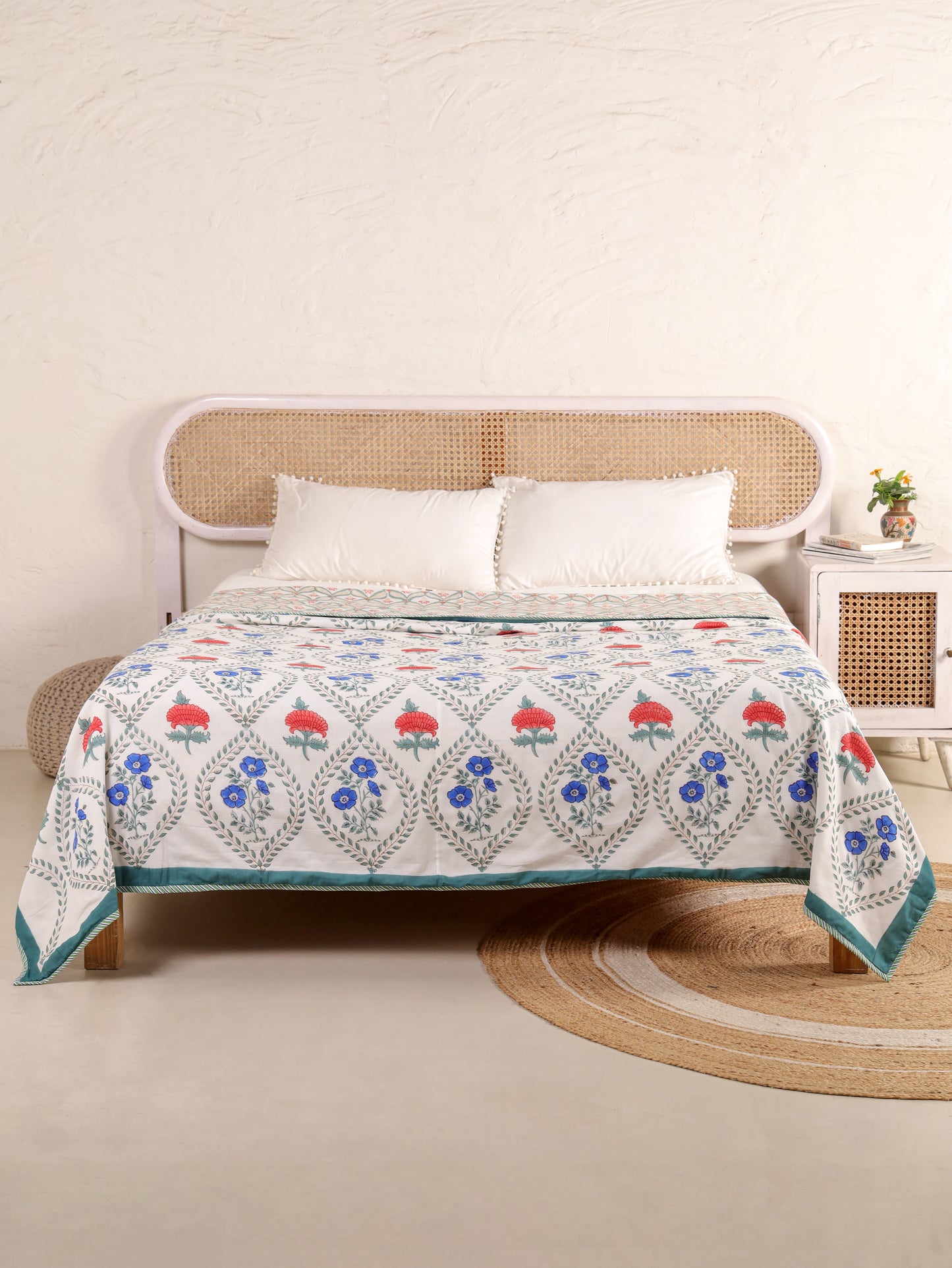 Premium Cotton Hand Block Print Reversible Dohar