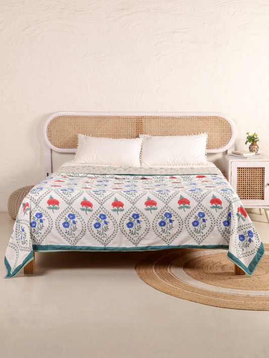 Premium Cotton Hand Block Print Reversible Dohar