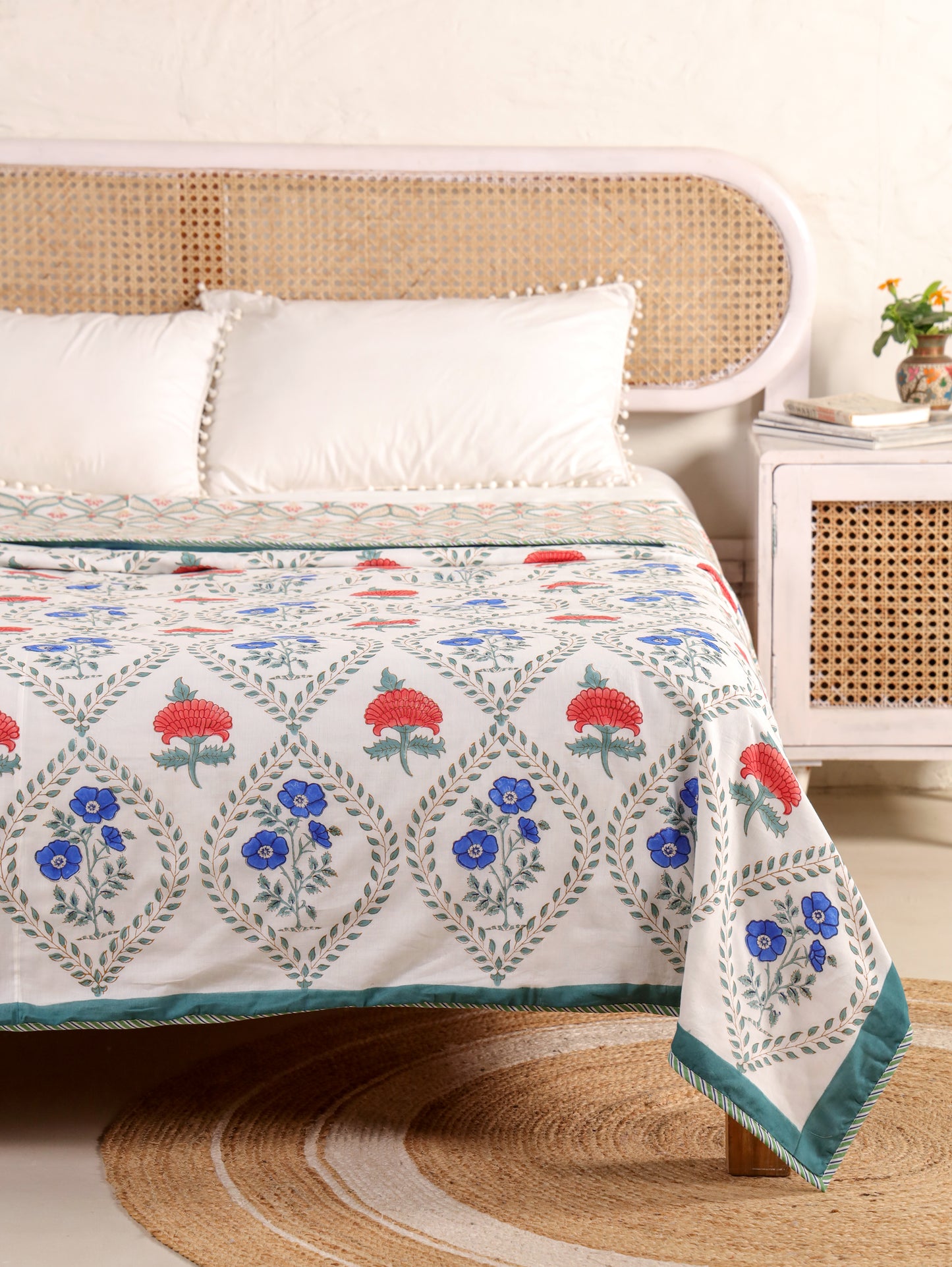 Premium Cotton Hand Block Print Reversible Dohar