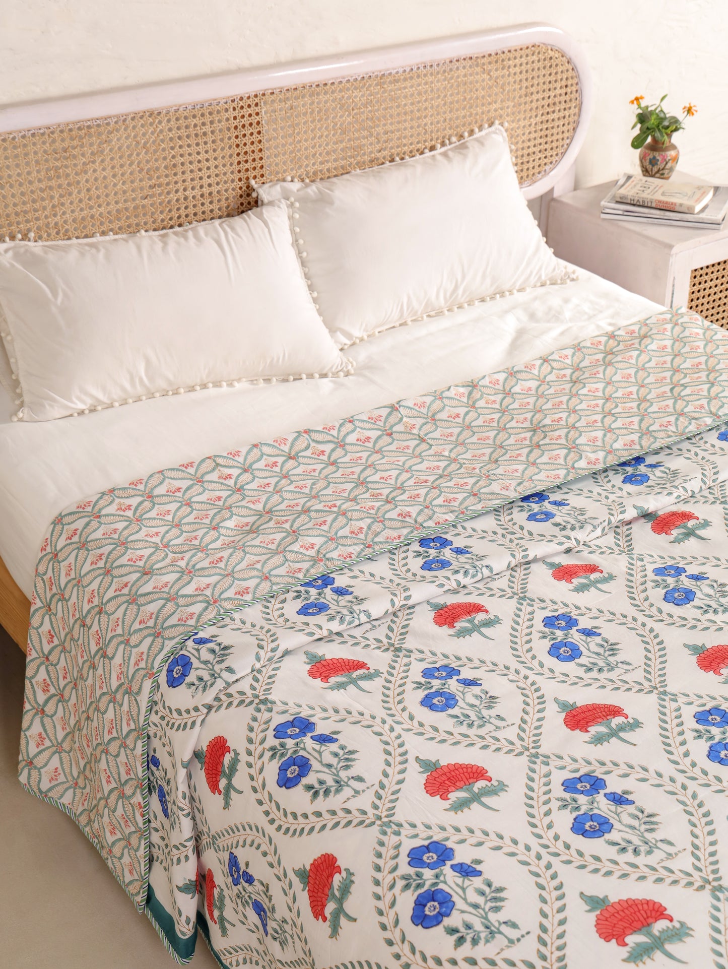 Premium Cotton Hand Block Print Reversible Dohar