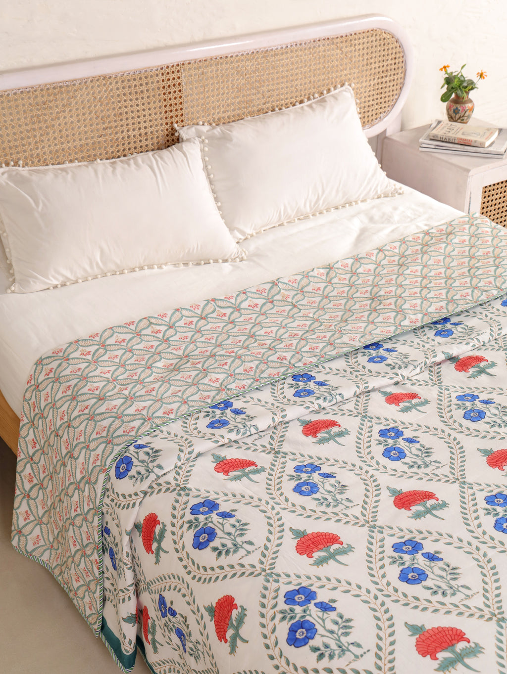 Premium Cotton Hand Block Print Reversible Dohar