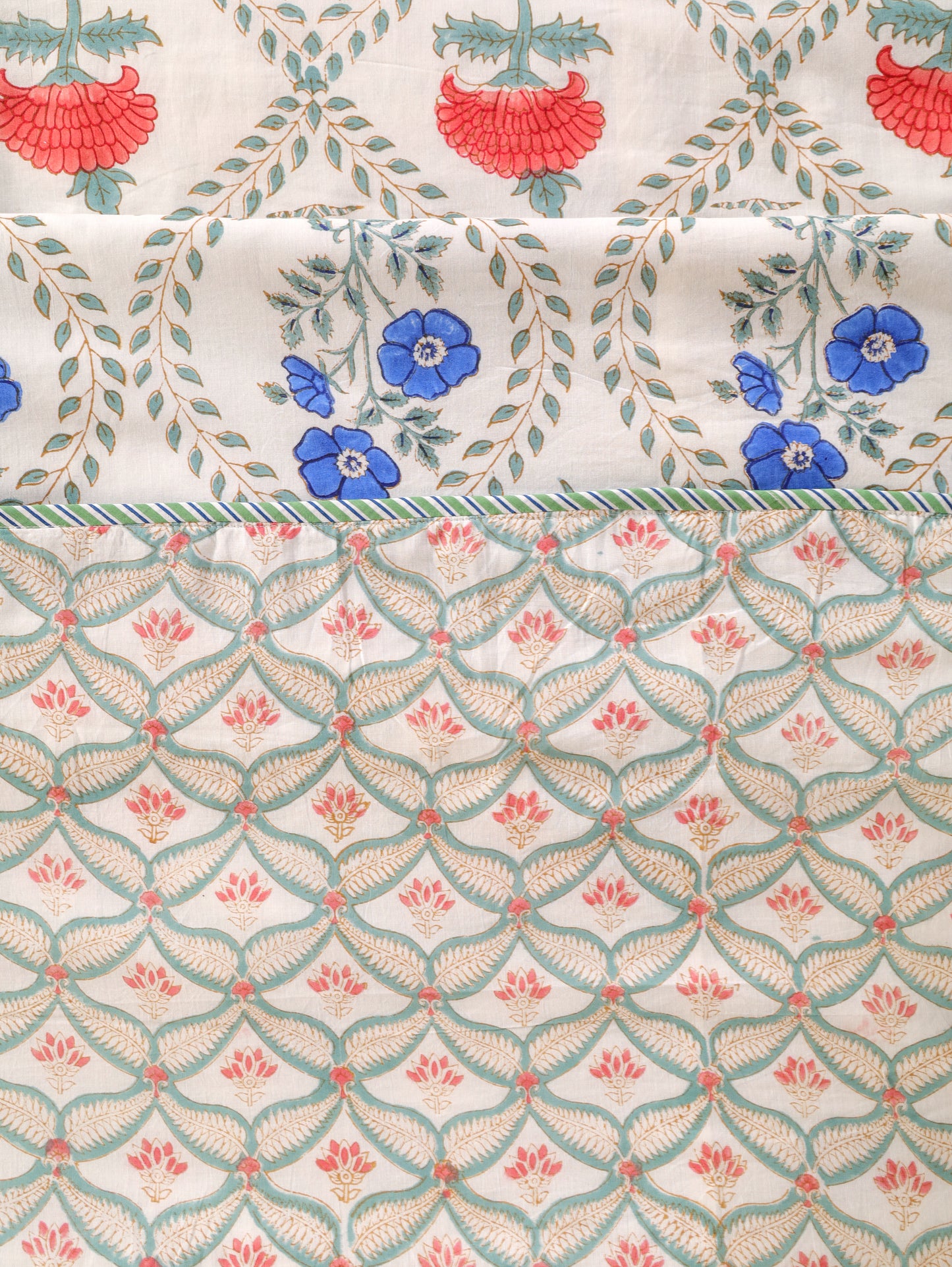 Premium Cotton Hand Block Print Reversible Dohar