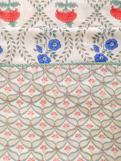 Premium Cotton Hand Block Print Reversible Dohar