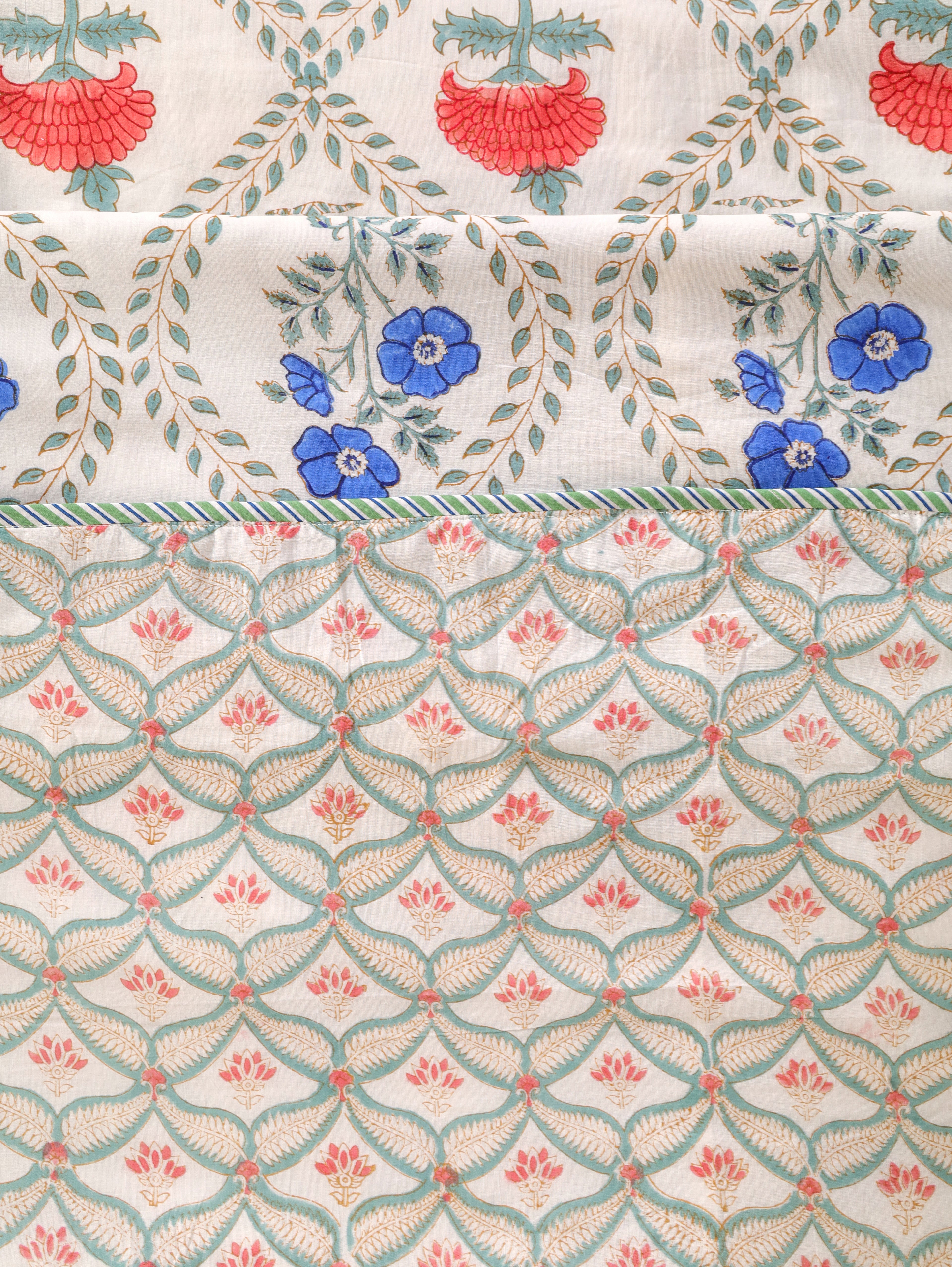 Premium Cotton Hand Block Print Reversible Dohar